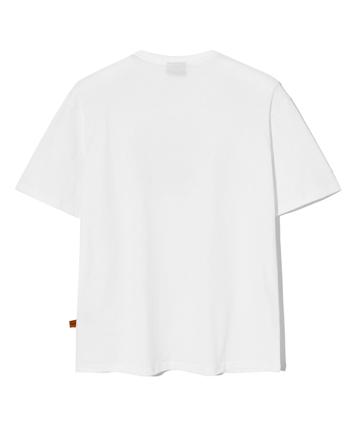 그루브라임(GROOVE RHYME) JAGGED FIGURE GRAPHIC LOGO T-SHIRTS (WHITE) [LRRMCTA343M]
