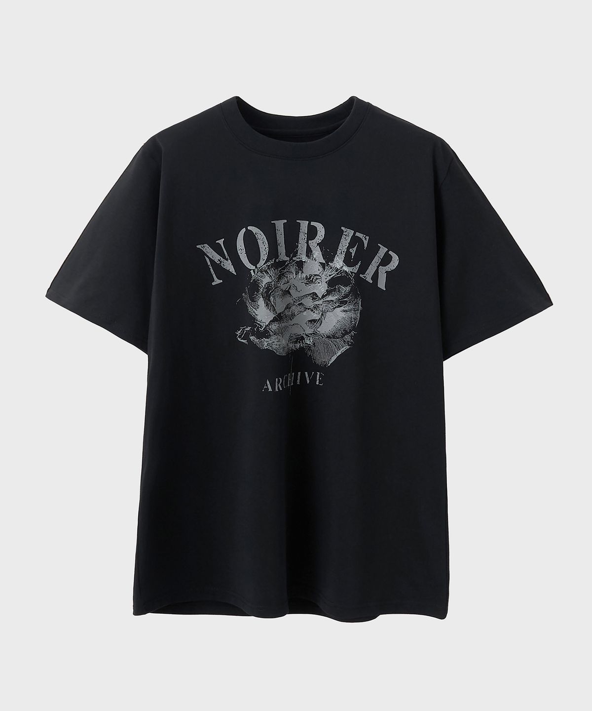 노이어(NOIRER) 아카이브 프린트 티셔츠 (블랙)