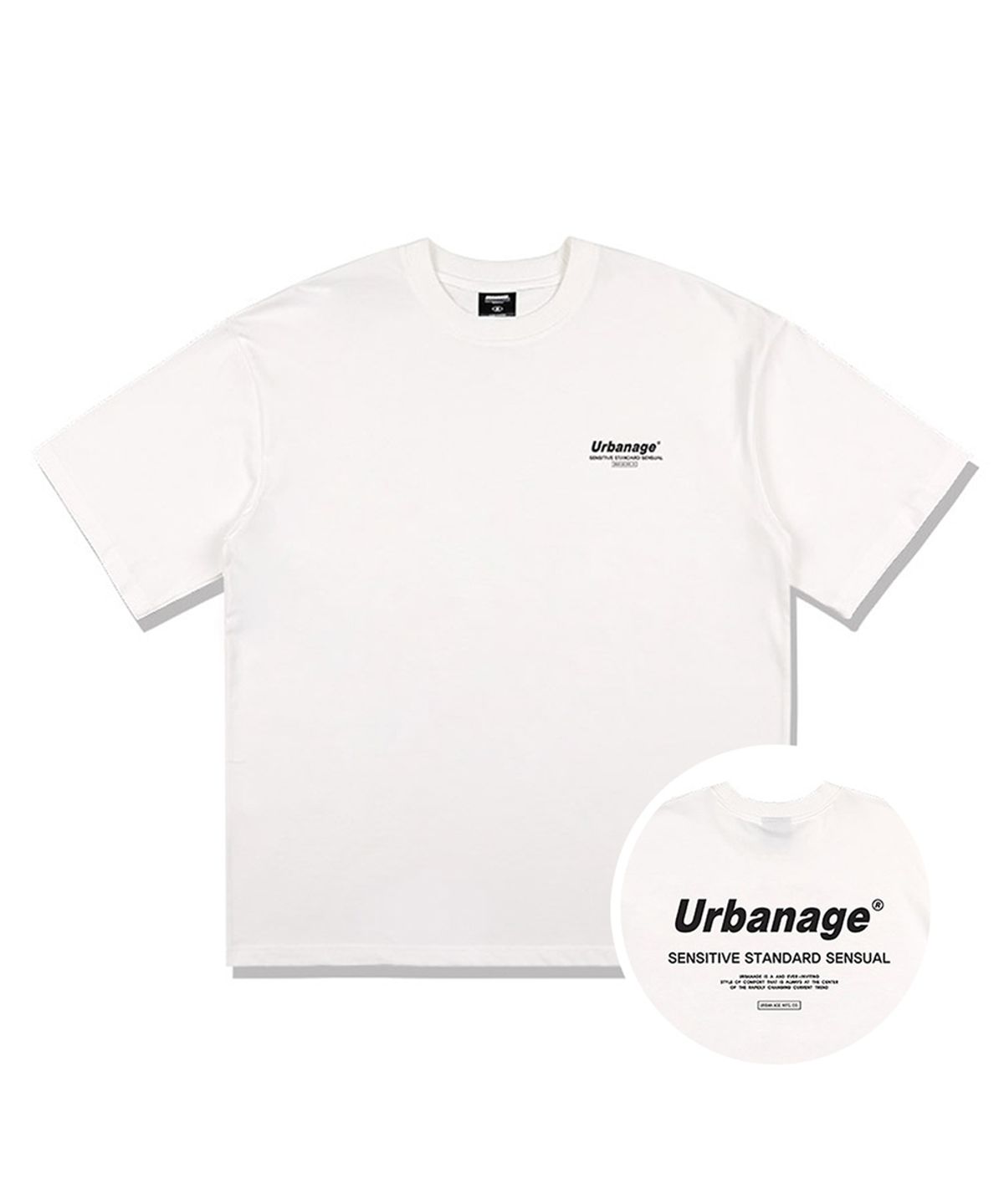 어반에이지(URBANAGE) [2PACK] 컬러센슈얼 오버 반팔(4 Color)