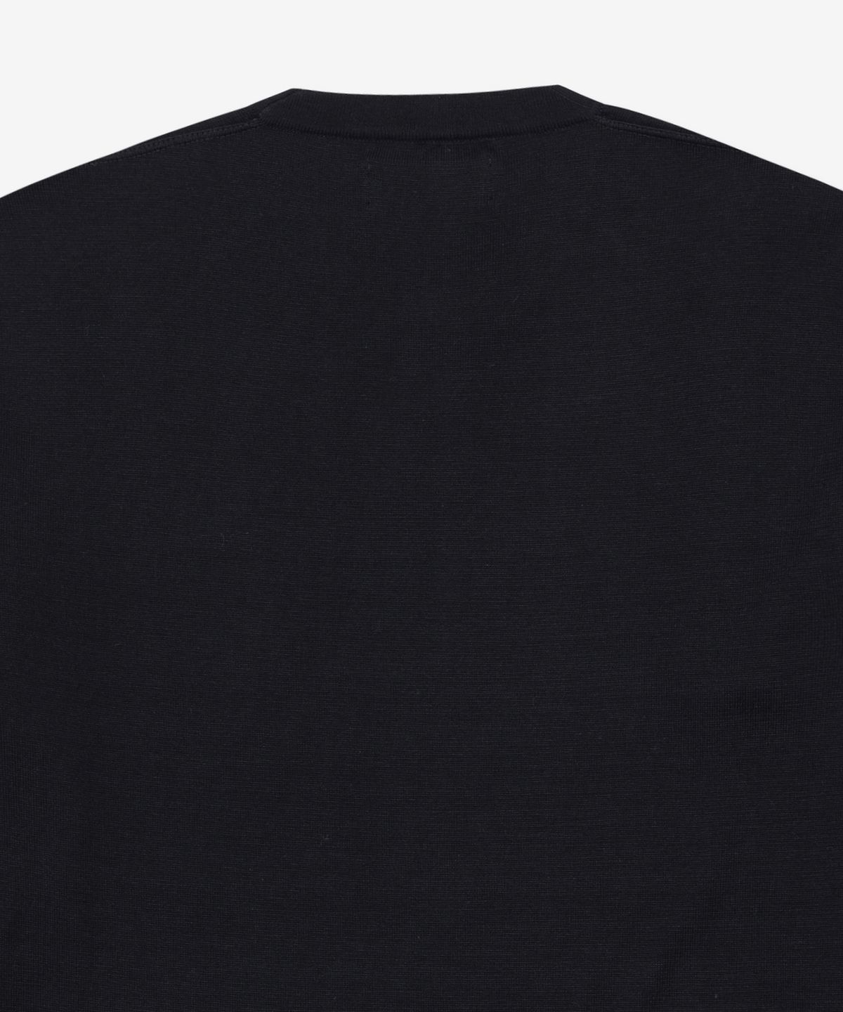 스톤아일랜드(STONE ISLAND) 남성 쉐도우 프로젝트 와펜 패치 라운드 니트 - 블랙 / 77195061SV0029
