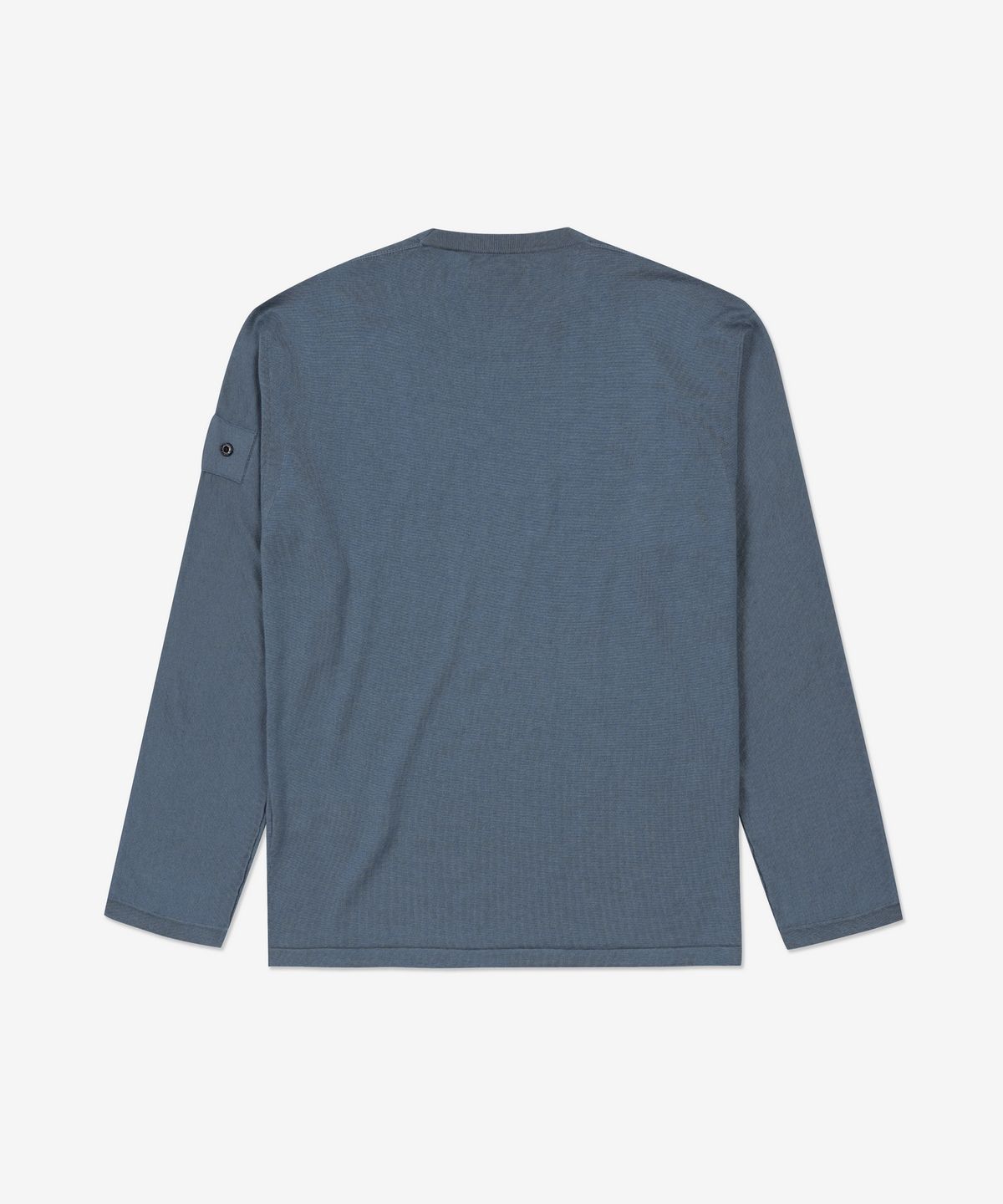 스톤아일랜드(STONE ISLAND) 쉐도우 프로젝트 와펜 패치 라운드 니트 - 그린 / 77195061SV0057