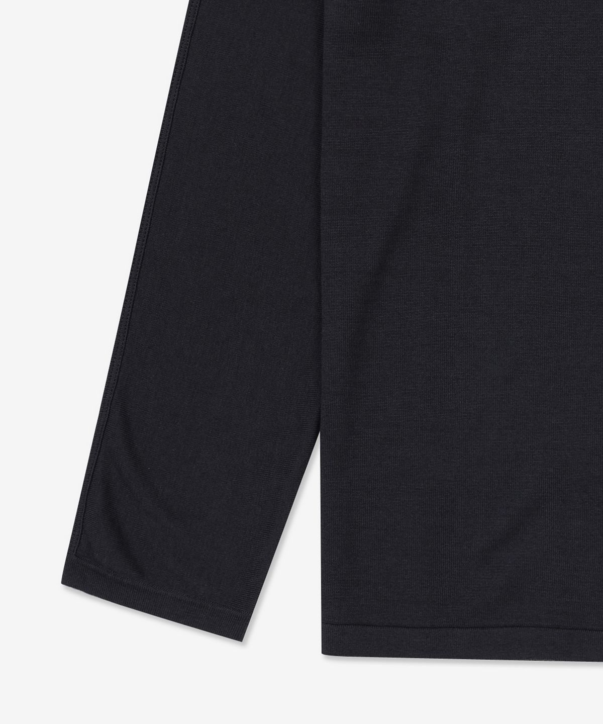 스톤아일랜드(STONE ISLAND) 남성 쉐도우 프로젝트 와펜 패치 라운드 니트 - 차콜 / 77195061SV0079