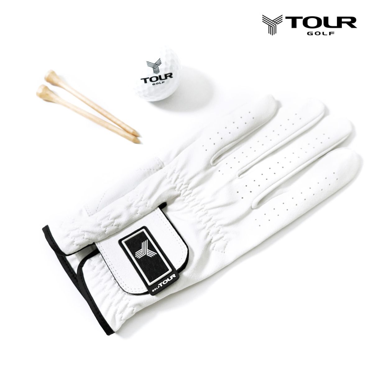 투어골프(TOURGOLF) 빨아 쓸 수 있는 프로그립 골프장갑 왼손 3장