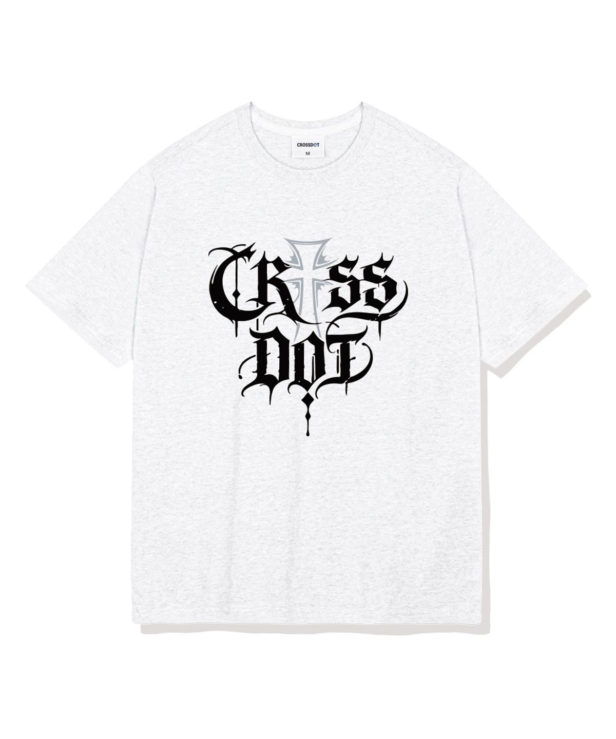 크로스닷(CROSSDOT) 블랭크 오버핏 반팔티셔츠 4 Color [CRSE_1004]