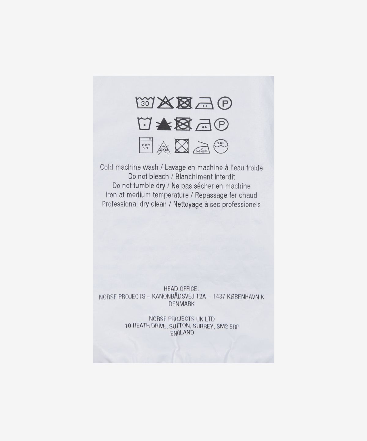 노스 프로젝트(NORSE PROJECTS) 아르네 체인 스티치 로고 맨투맨 - 다트머스 그린 / N2013478112