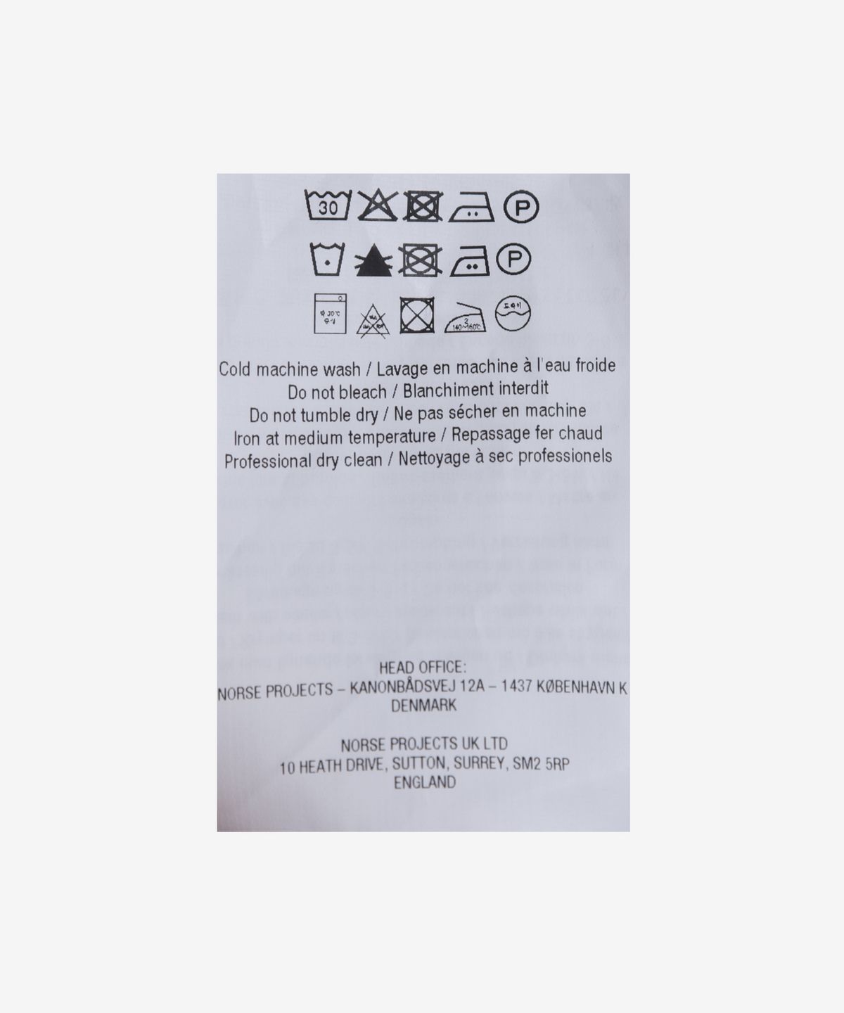 노스 프로젝트(NORSE PROJECTS) 요하네스 체인 스티치 로고 반소매 티셔츠 - 다트머스 그린 / N0106288112