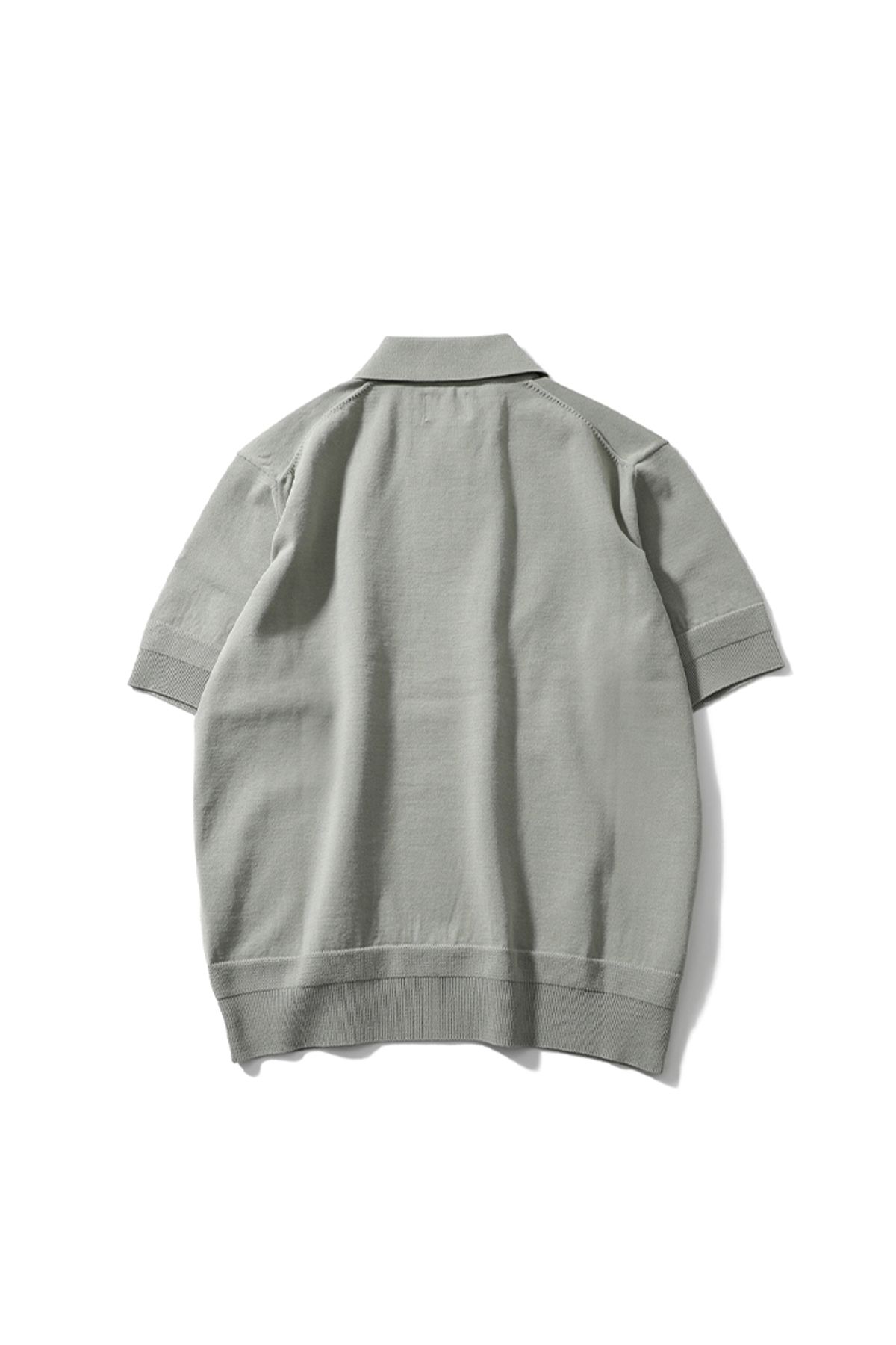 홀리선(HORLISUN) Dana Cotton Pullover Collar Knit Sage Green