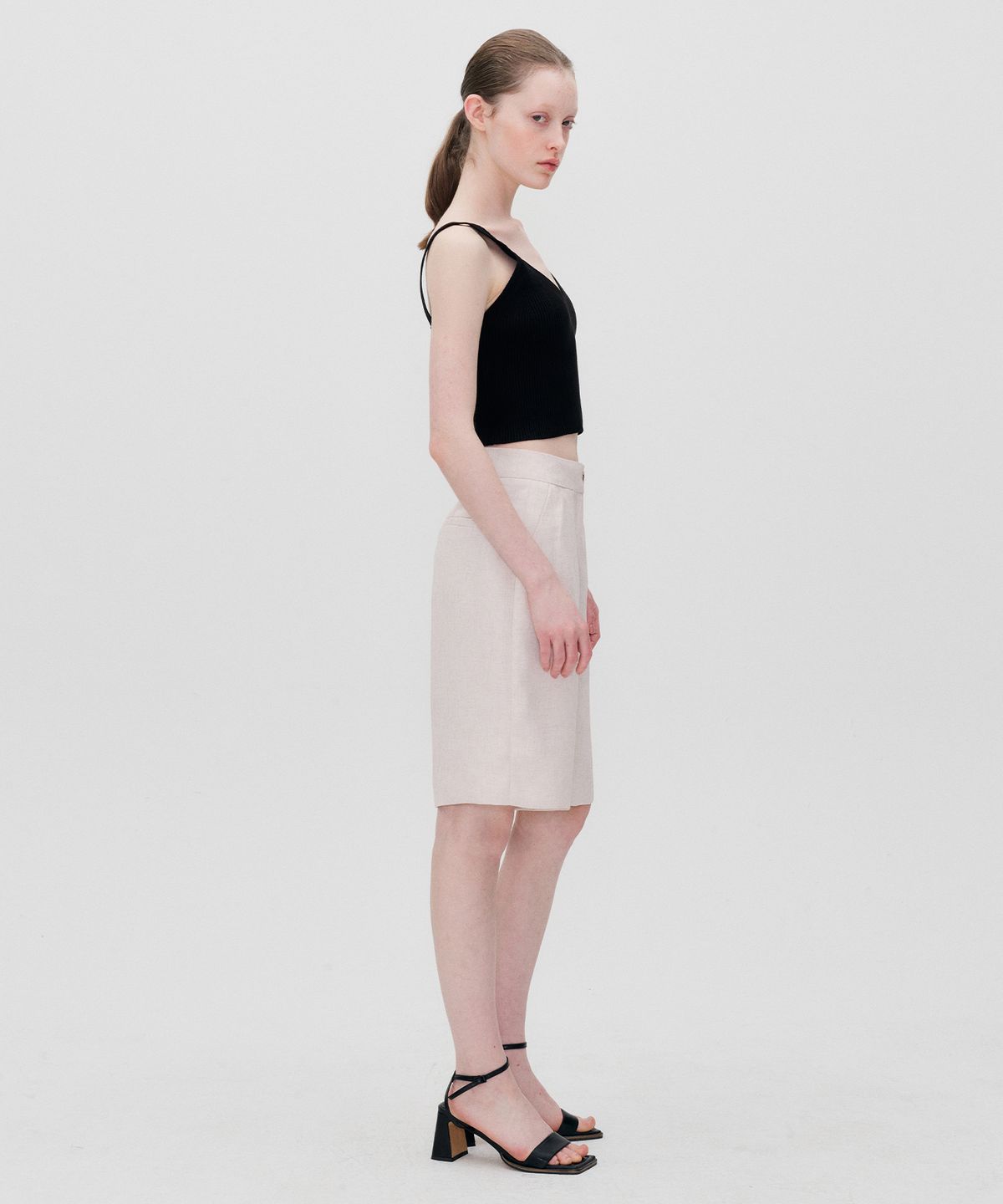 리이(RE RHEE) 2COLOR CO ORDS MIDI SHORTS