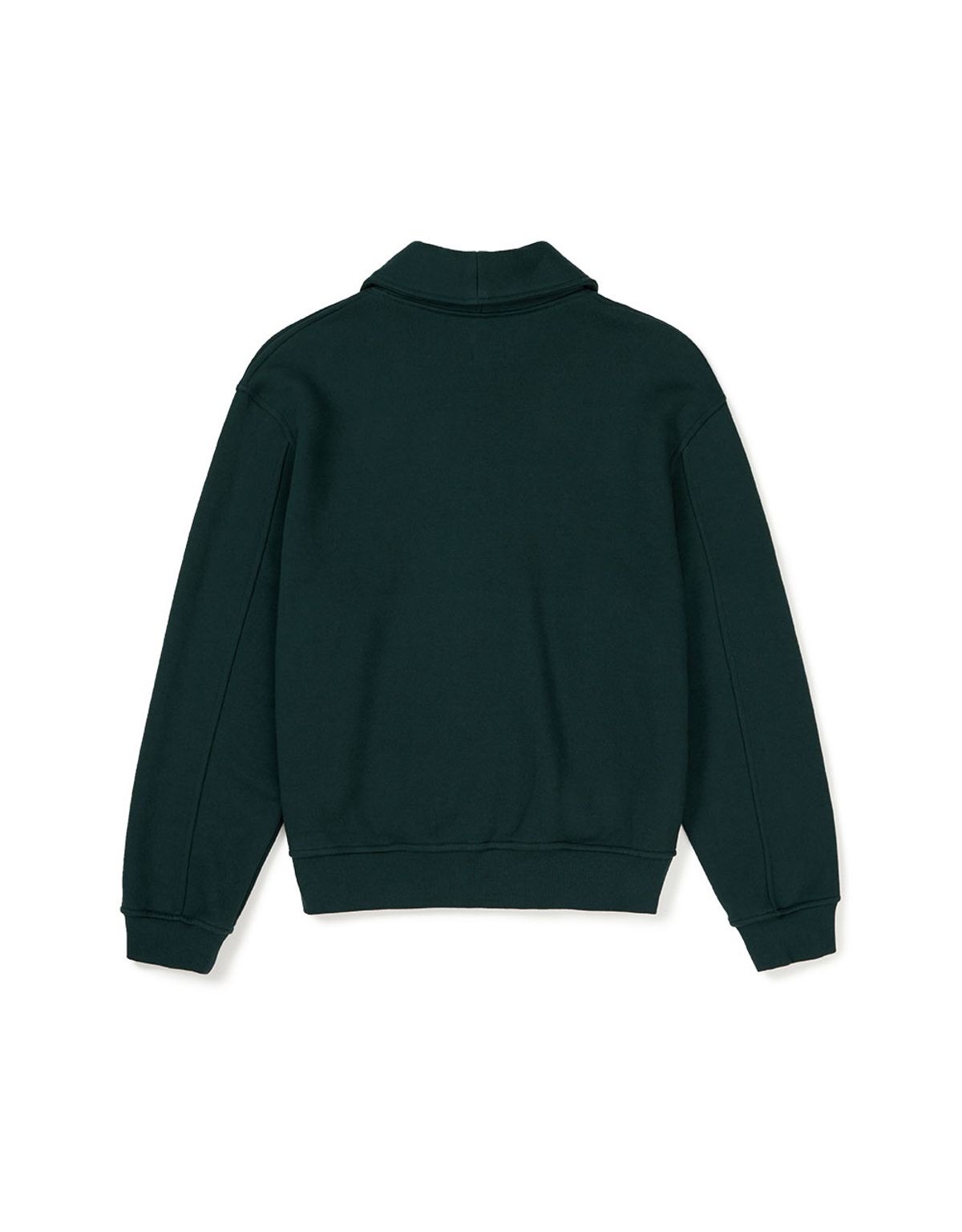 엠엠엘지(MMLG) [Mmlg] SHAWL COLLAR SWEAT JUMPER (DEEP GREEN)