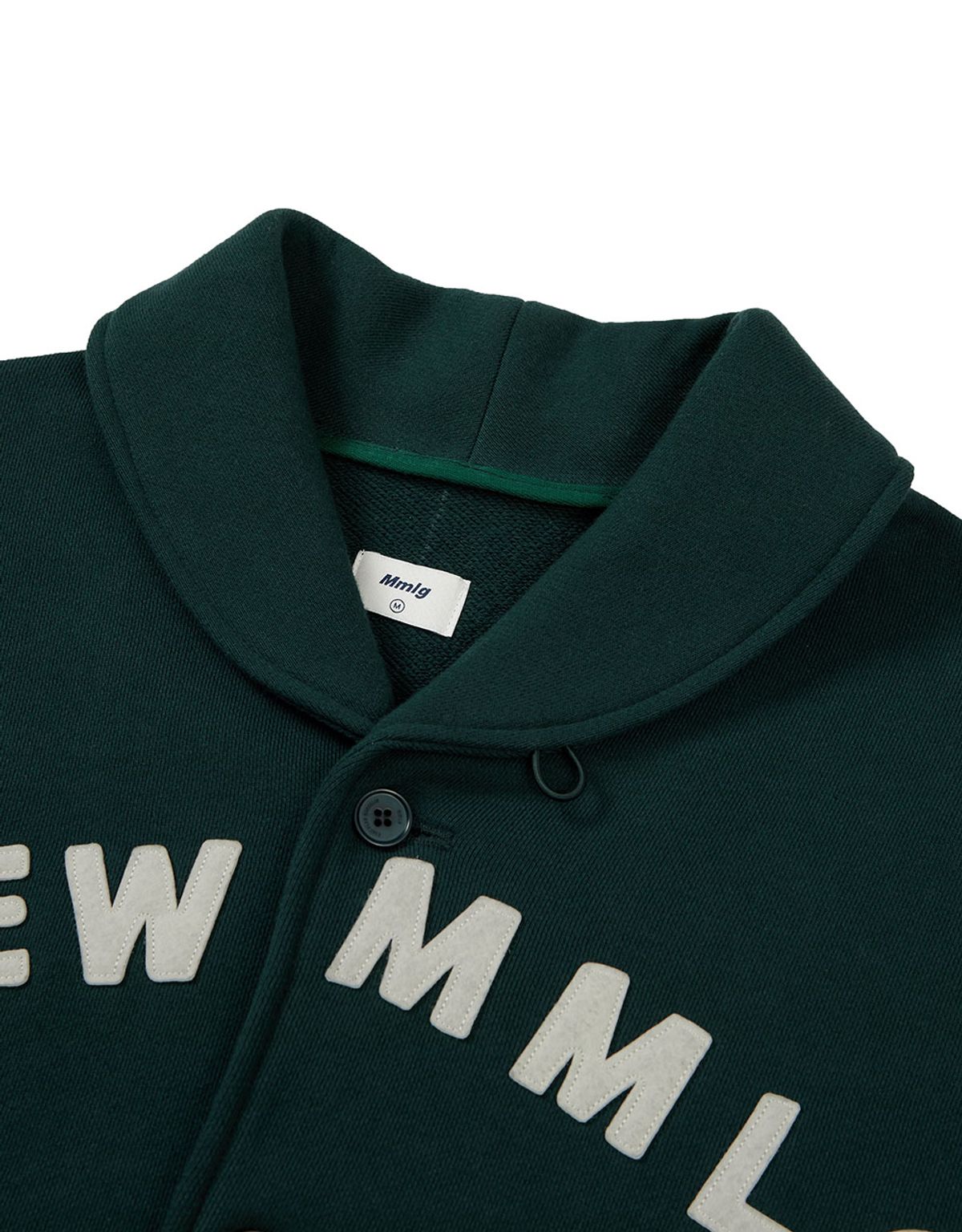 엠엠엘지(MMLG) [Mmlg] SHAWL COLLAR SWEAT JUMPER (DEEP GREEN)
