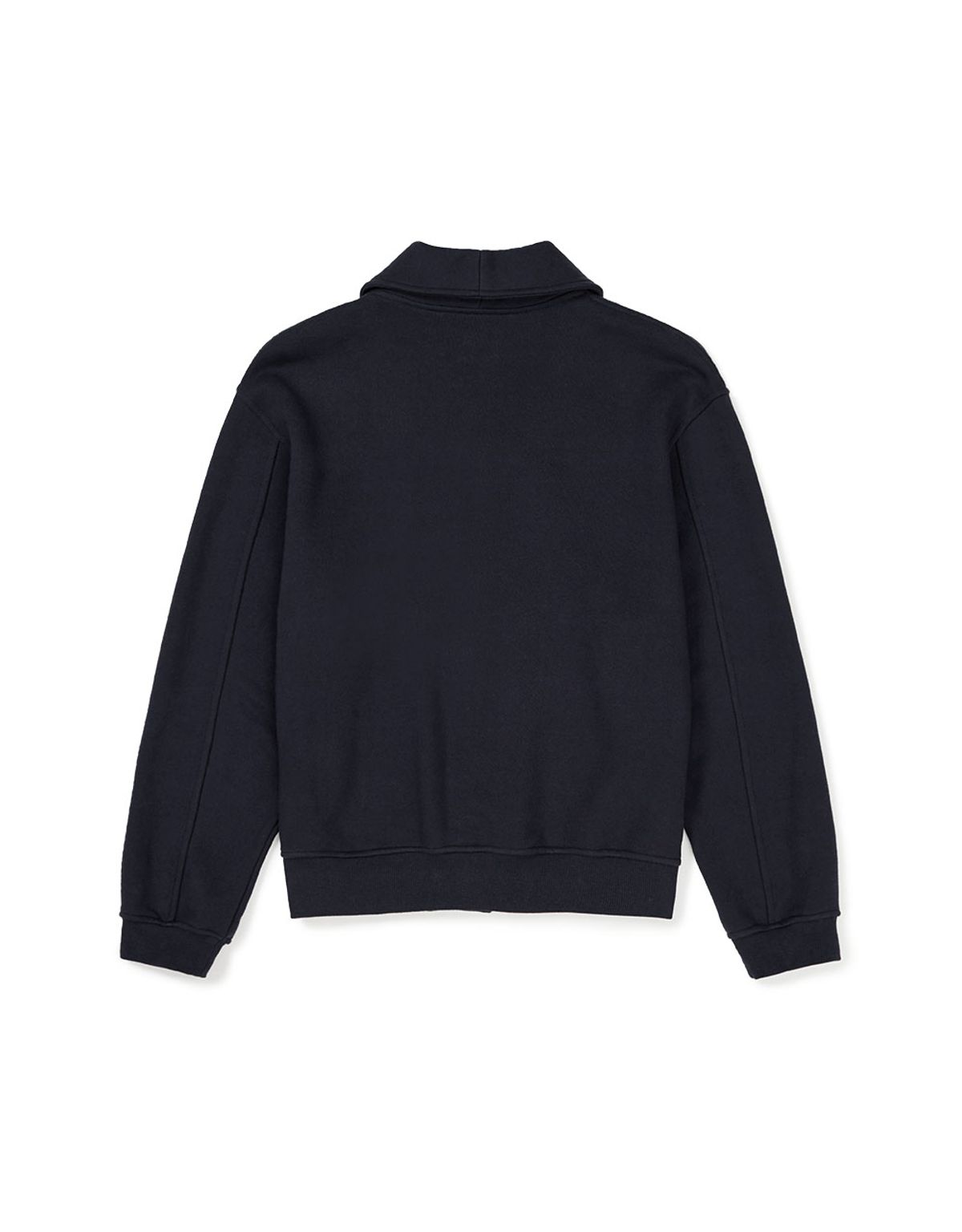 엠엠엘지(MMLG) [Mmlg] SHAWL COLLAR SWEAT JUMPER (AUTHENTIC NAVY)