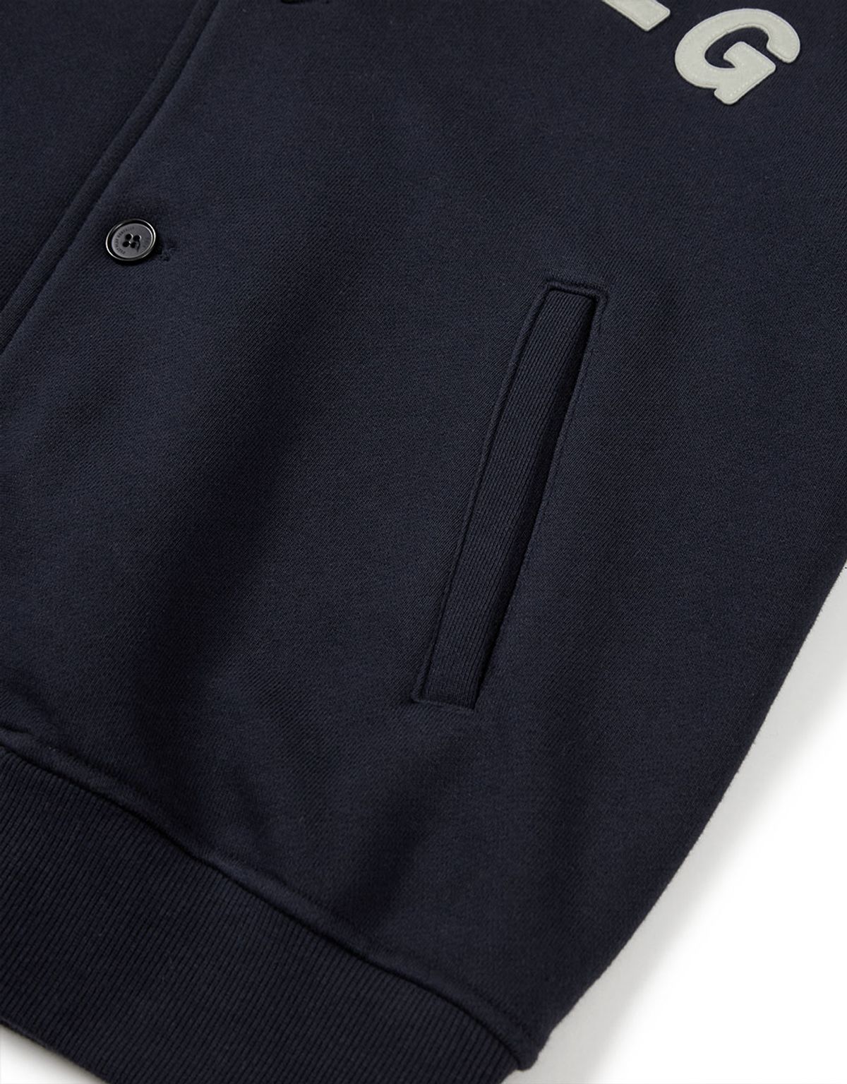 엠엠엘지(MMLG) [Mmlg] SHAWL COLLAR SWEAT JUMPER (AUTHENTIC NAVY)