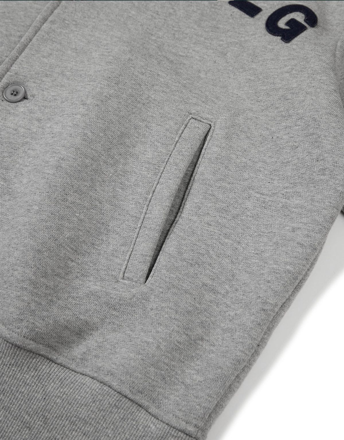 엠엠엘지(MMLG) [Mmlg] SHAWL COLLAR SWEAT JUMPER (EVERY GREY)