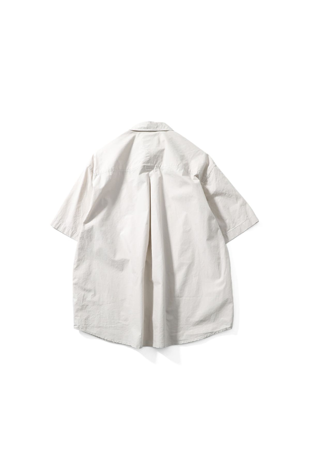홀리선(HORLISUN) 23SS Poole Extra Typewriter Shirt Oatmeal