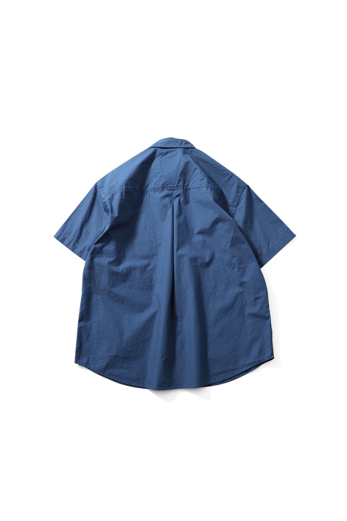 홀리선(HORLISUN) Poole Extra Typewriter Shirt Prussian Blue