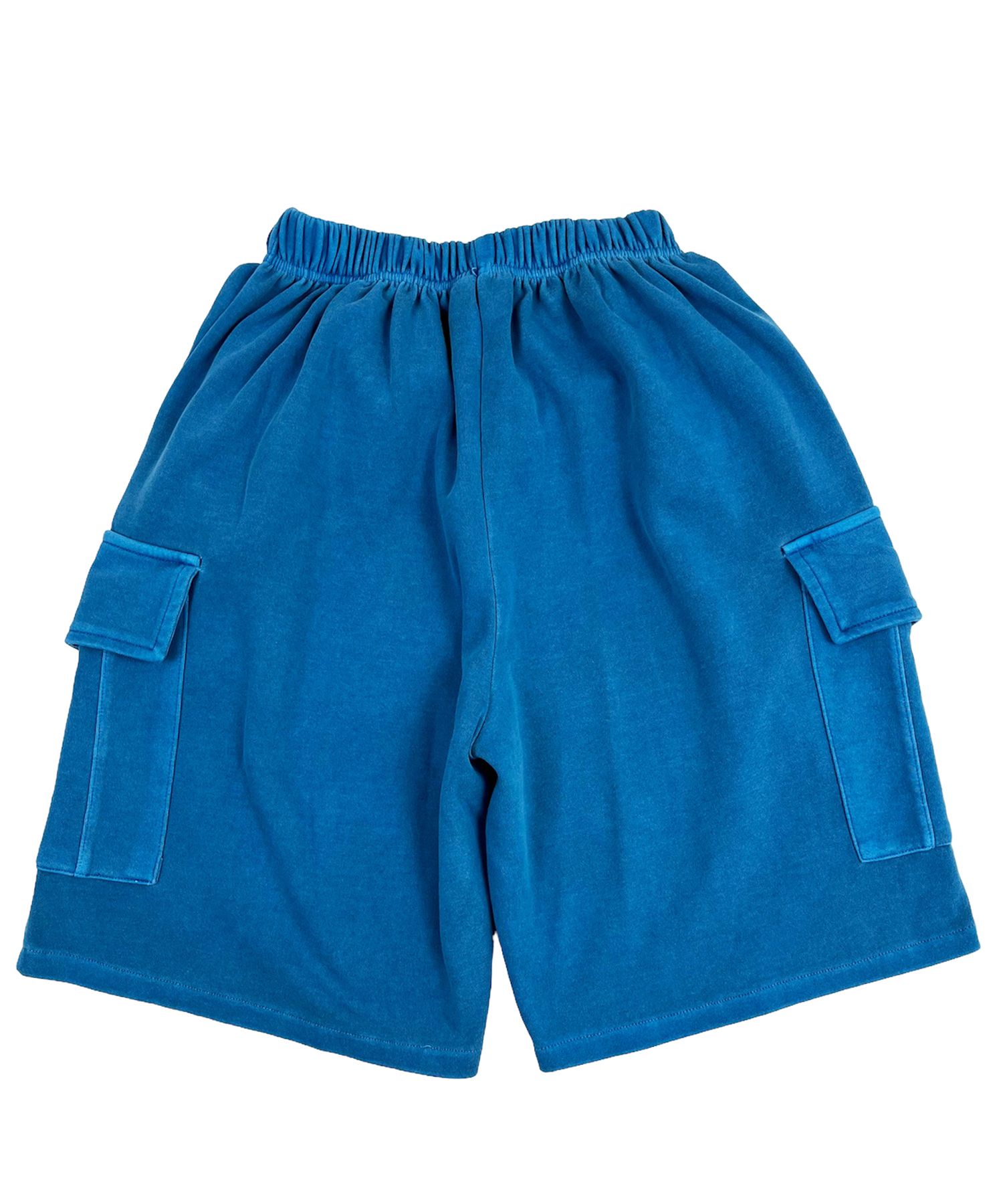 MUSINSA公式 | SK8ER ROCK Pigment Sweat Cargo Shorts blue