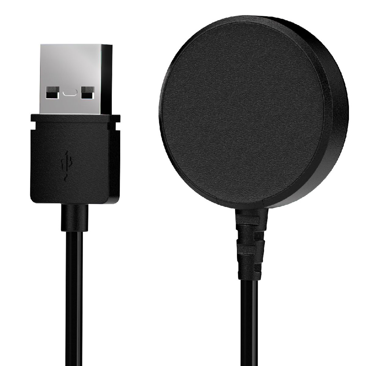 구스페리(GOOSPERY) 애플워치 갤럭시워치 무선 충전기 20W USB-A 1m 화이트 블랙