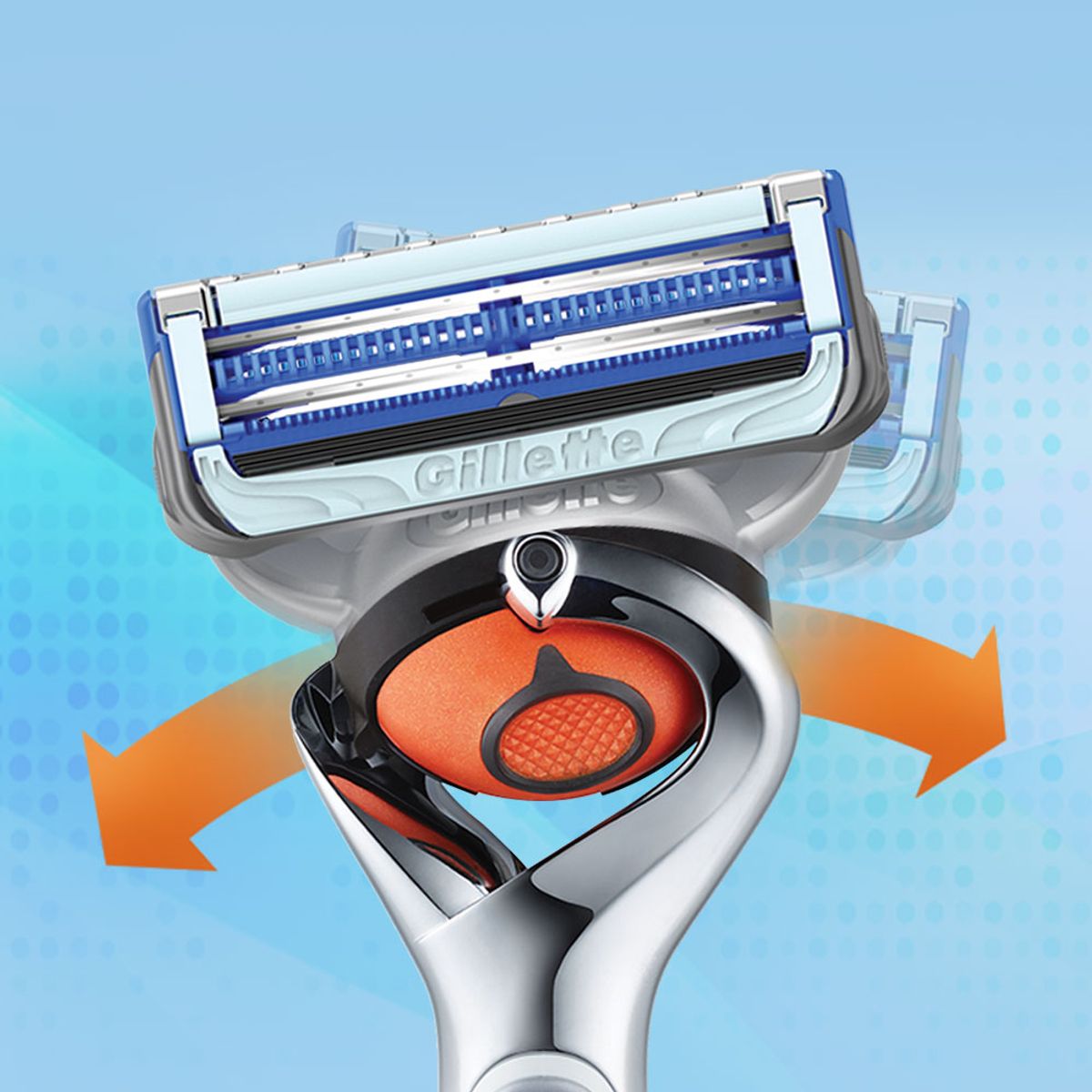 질레트(GILLETTE) 스킨텍 파워 면도기 핸들1 + 면도날 4입 + 미니젤 증정