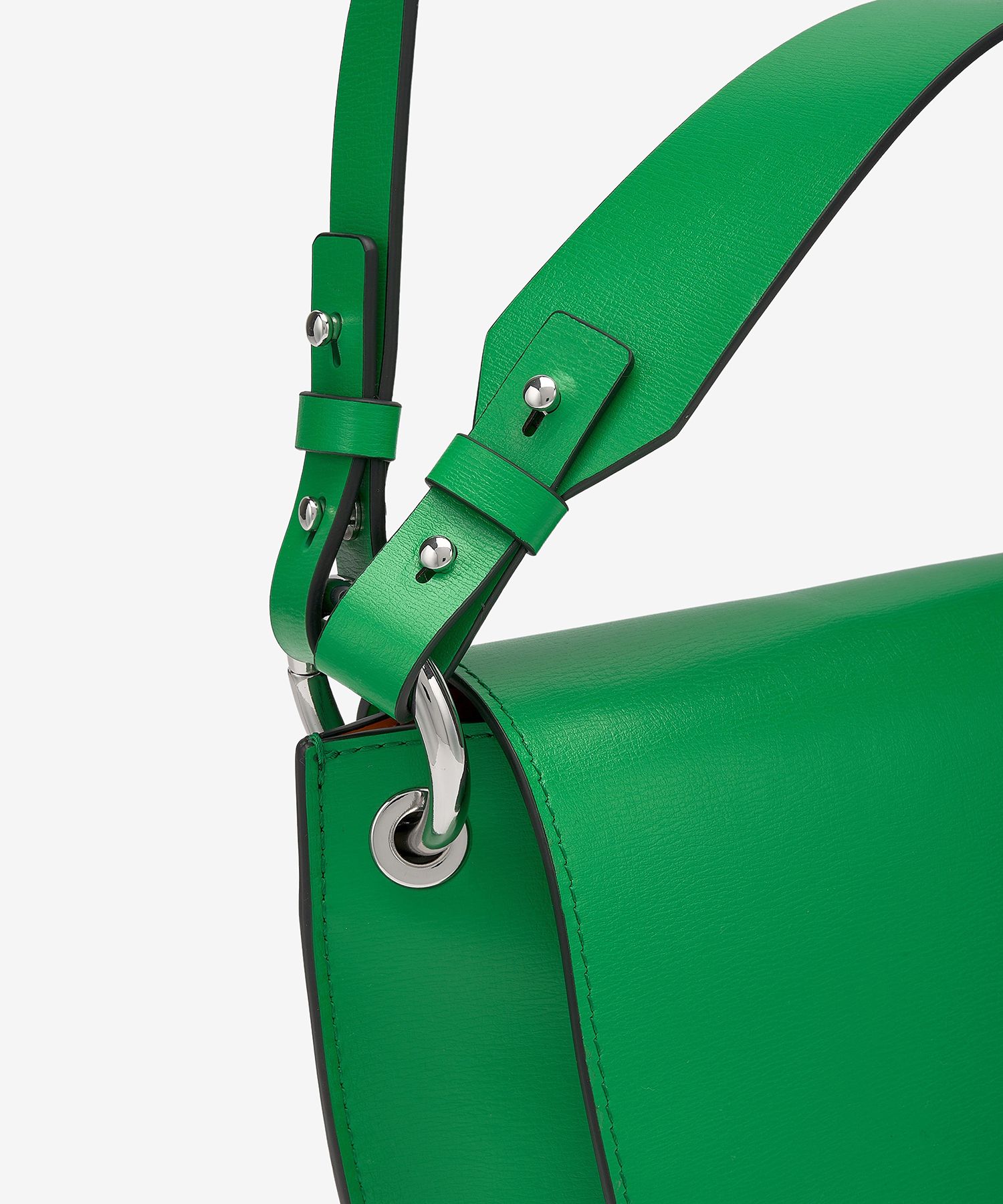 MUSINSA公式 | GANNI Banner Saddle Tote Bag - Green / A4476801