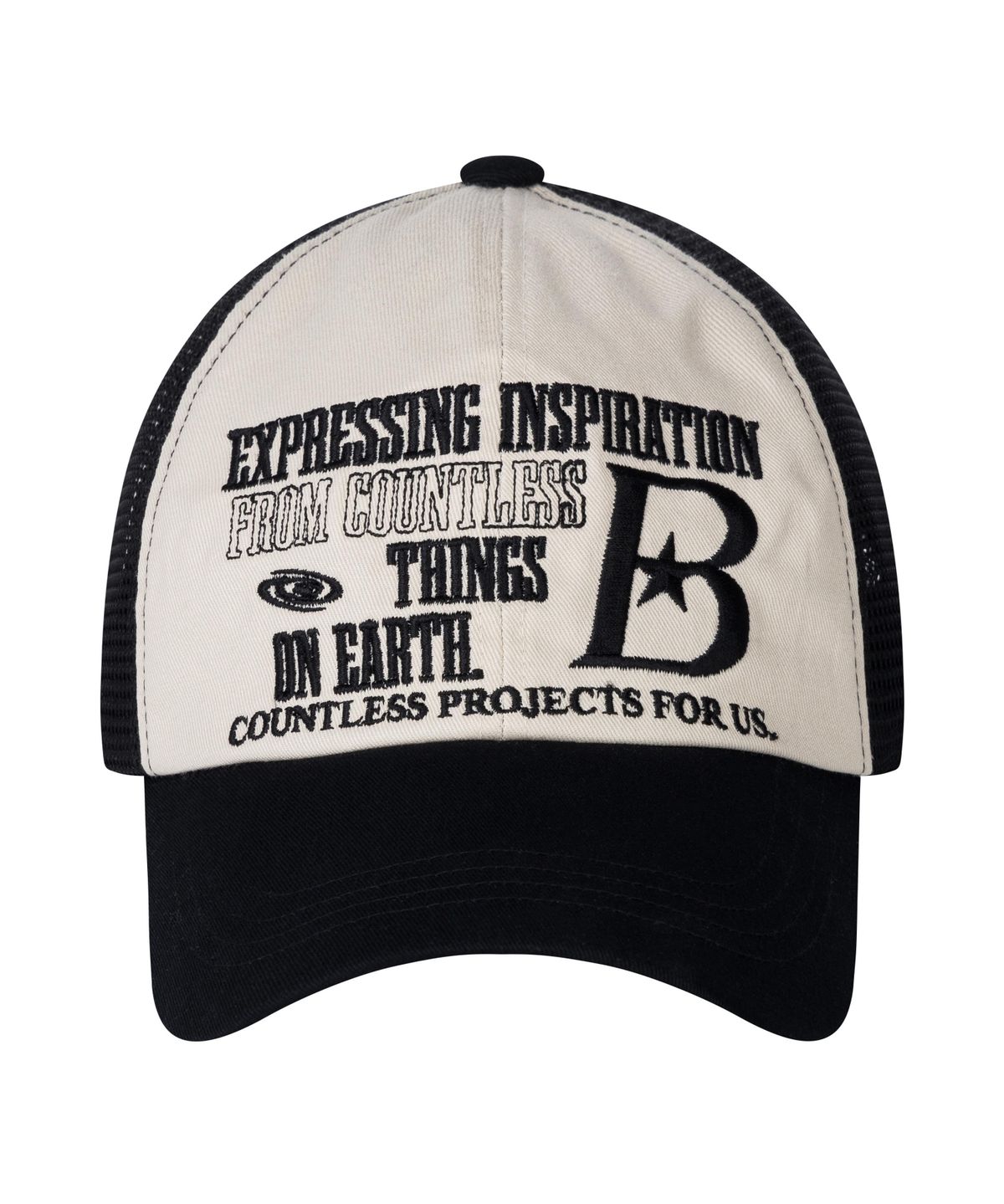 바우프(BAUF) B LOGO 메쉬 볼캡 [블랙]