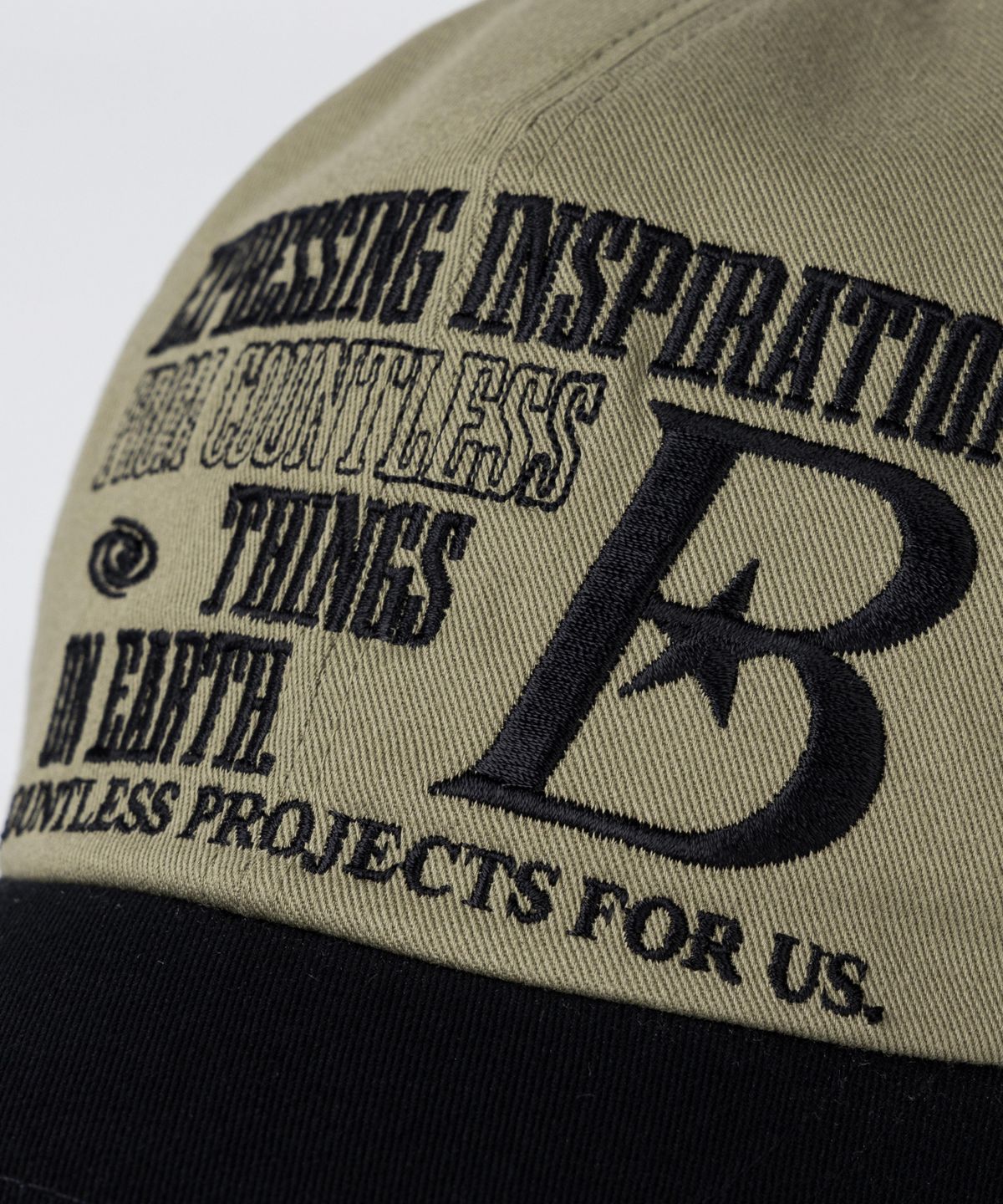 바우프(BAUF) B LOGO 메쉬 볼캡 [카키]