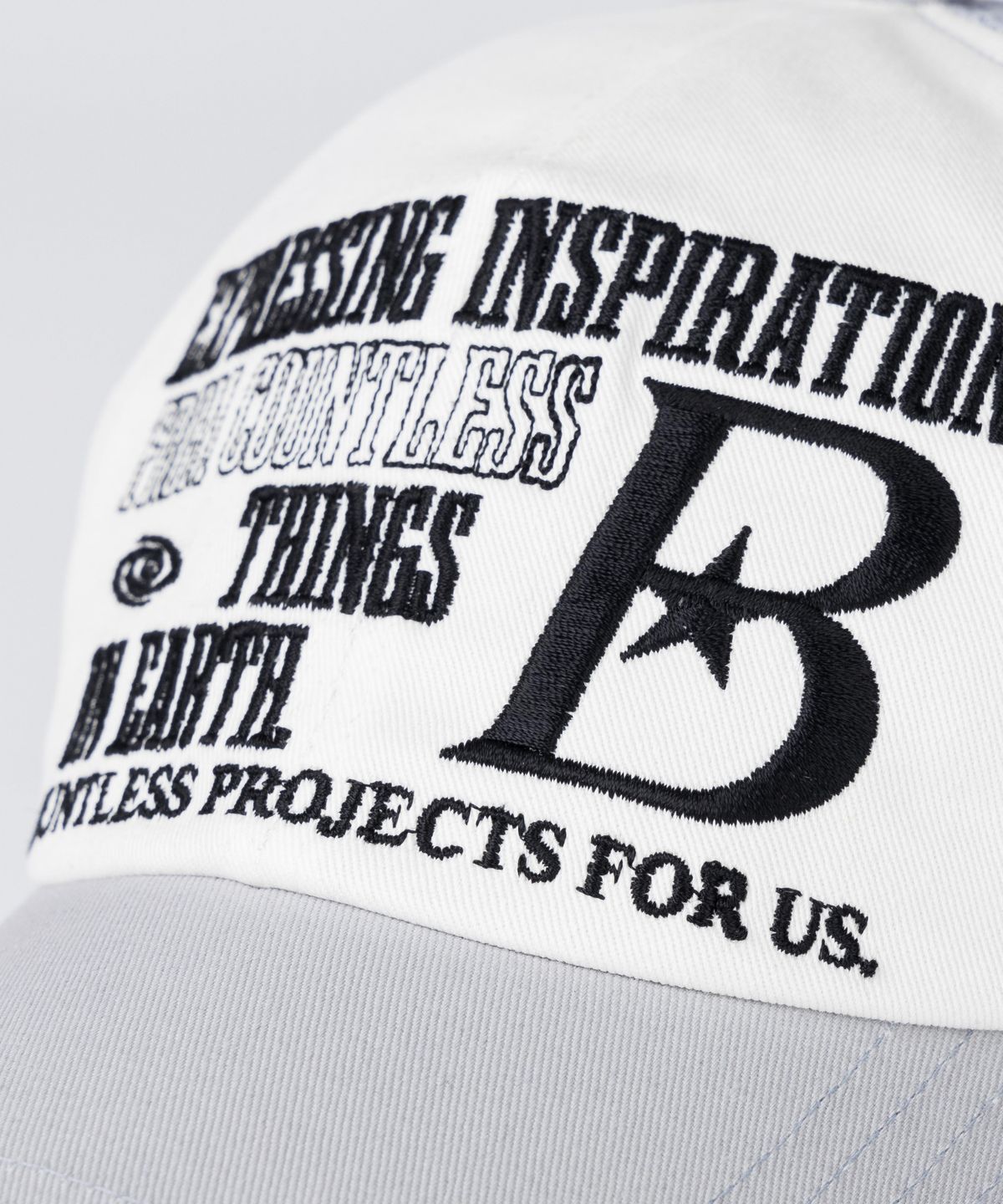 바우프(BAUF) B LOGO 메쉬 볼캡 [그레이]