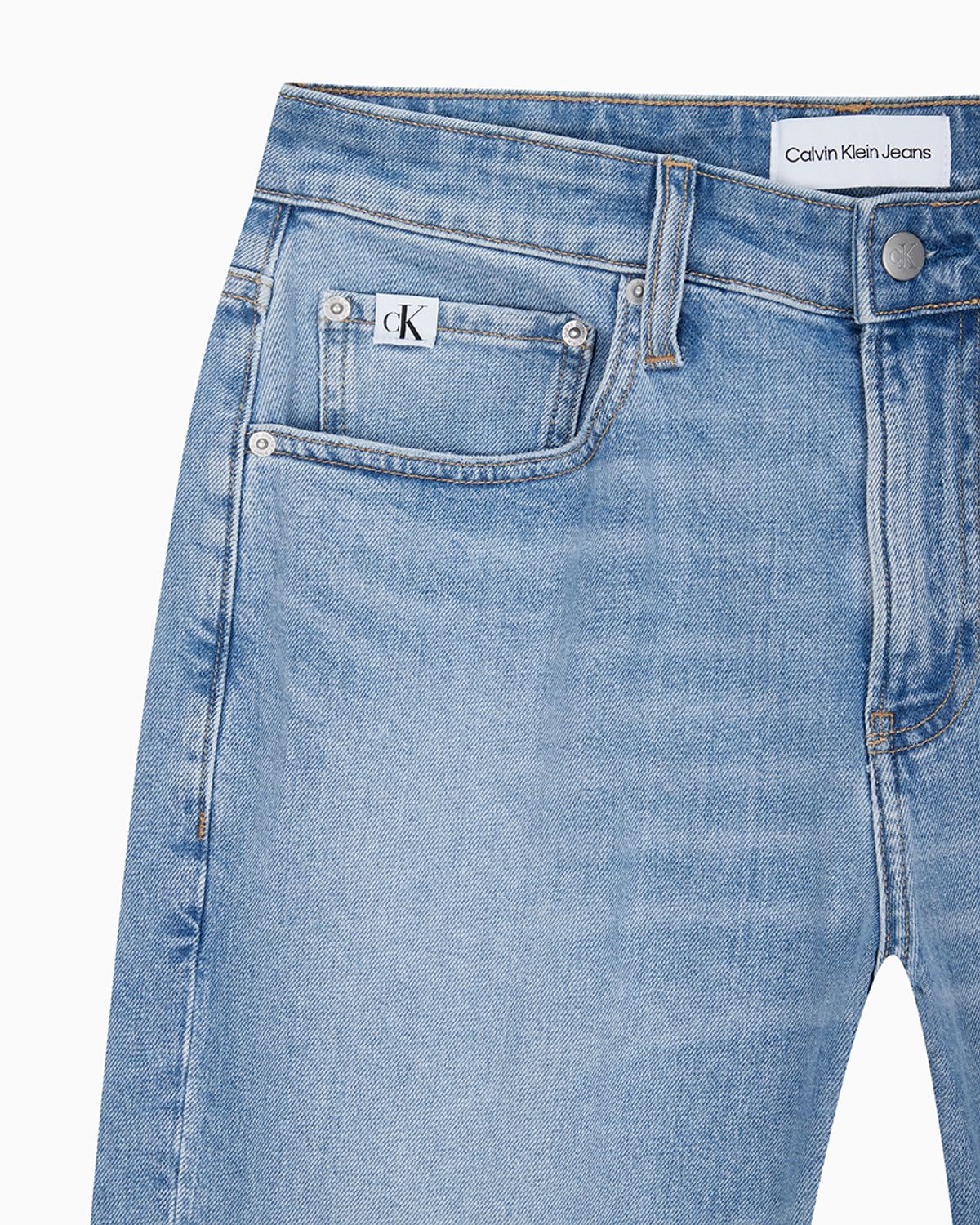 캘빈클라인 진(CALVIN KLEIN JEANS) 남 라이트블루 90S 스트레이트핏 라이트블루 데님 J323789 1AA