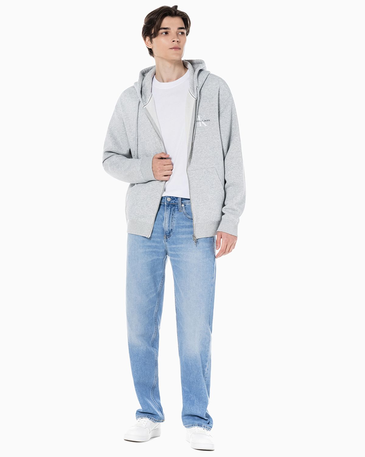 캘빈클라인 진(CALVIN KLEIN JEANS) 남 라이트블루 90S 스트레이트핏 라이트블루 데님 J323789 1AA