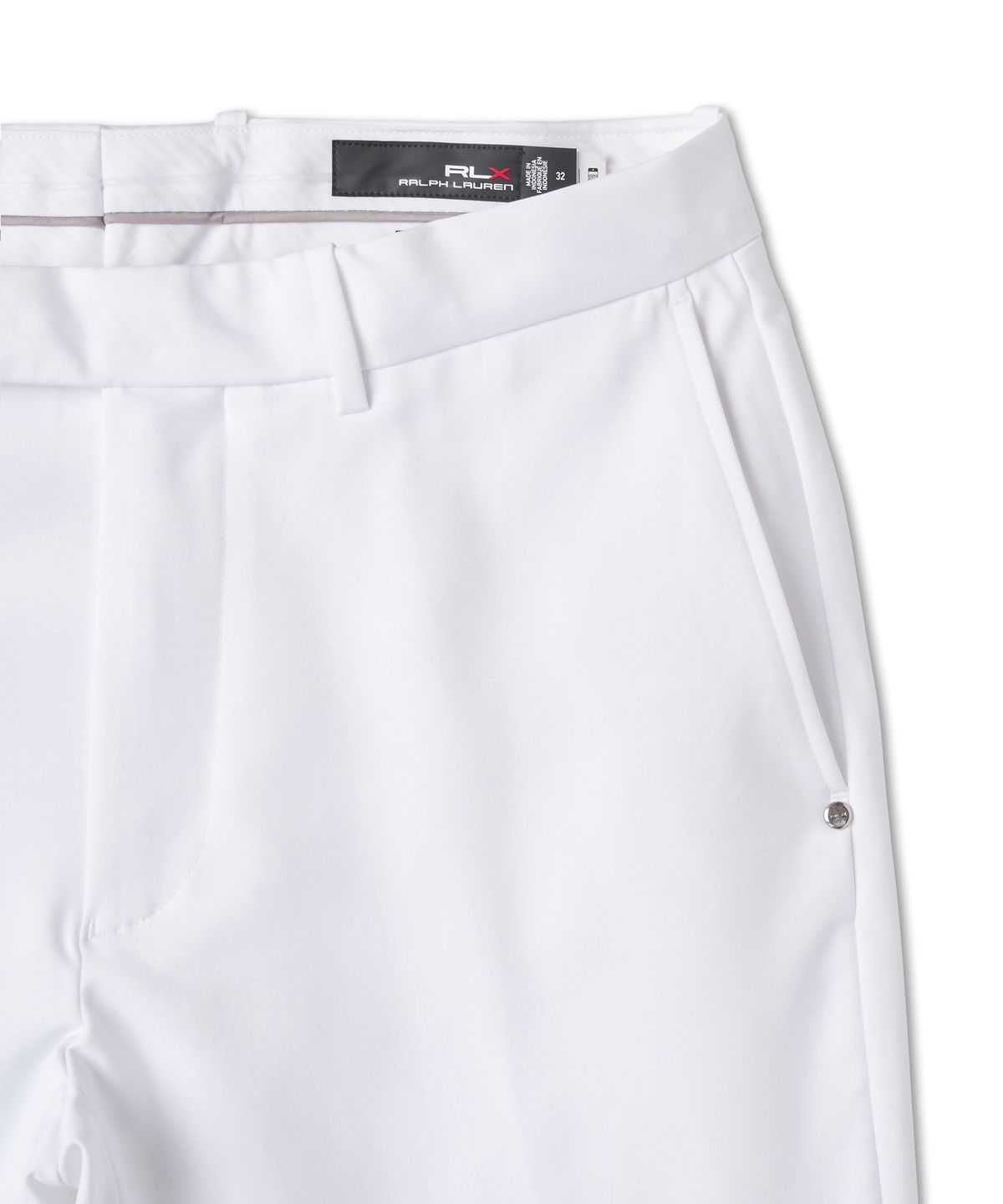 폴로 랄프 로렌 골프(POLO RALPH LAUREN GOLF) 22.9cm 테일러드핏 트윌 쇼츠 - 화이트