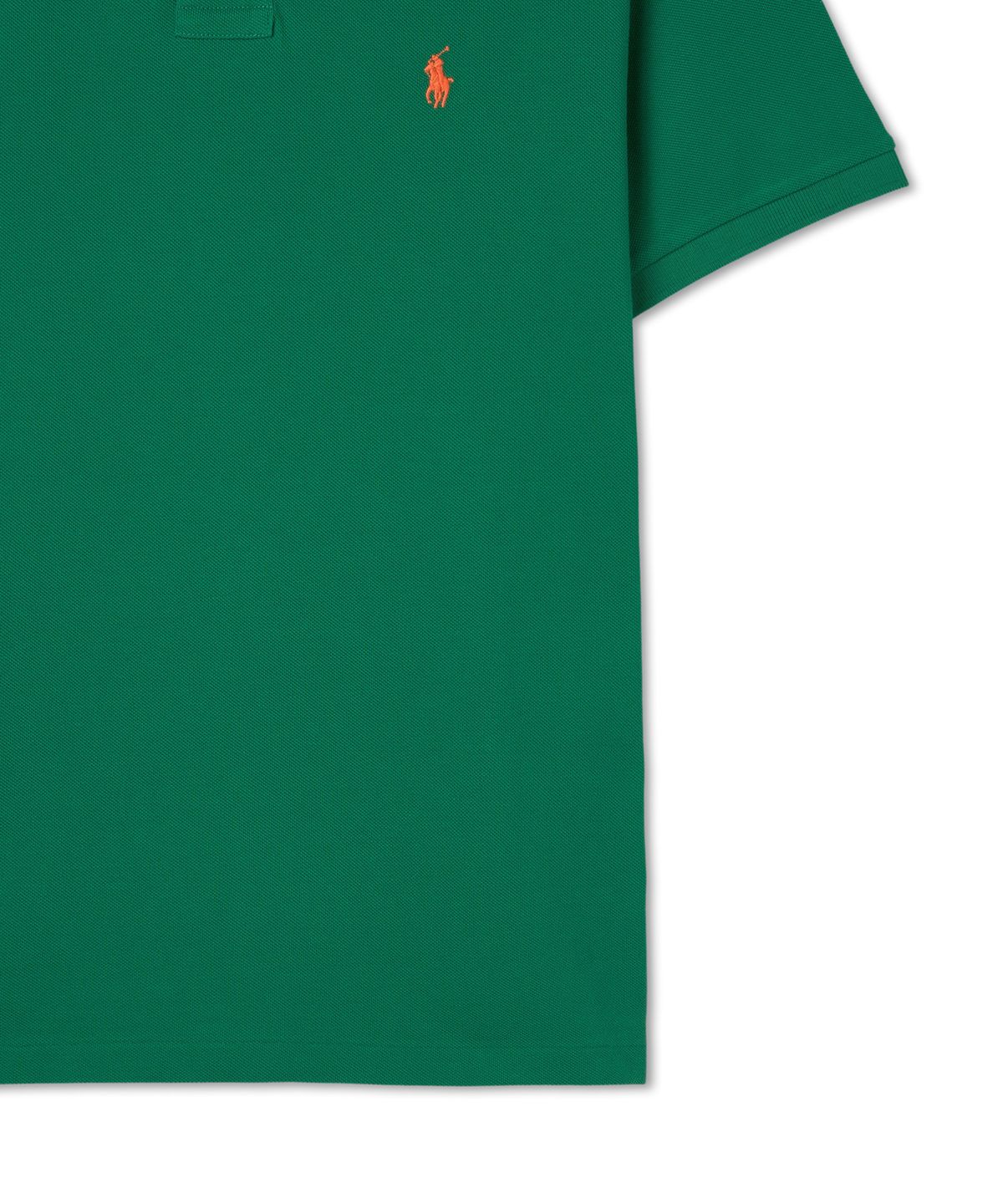 폴로 랄프 로렌(POLO RALPH LAUREN) 커스텀 슬림핏 메시 폴로 셔츠 - 그린