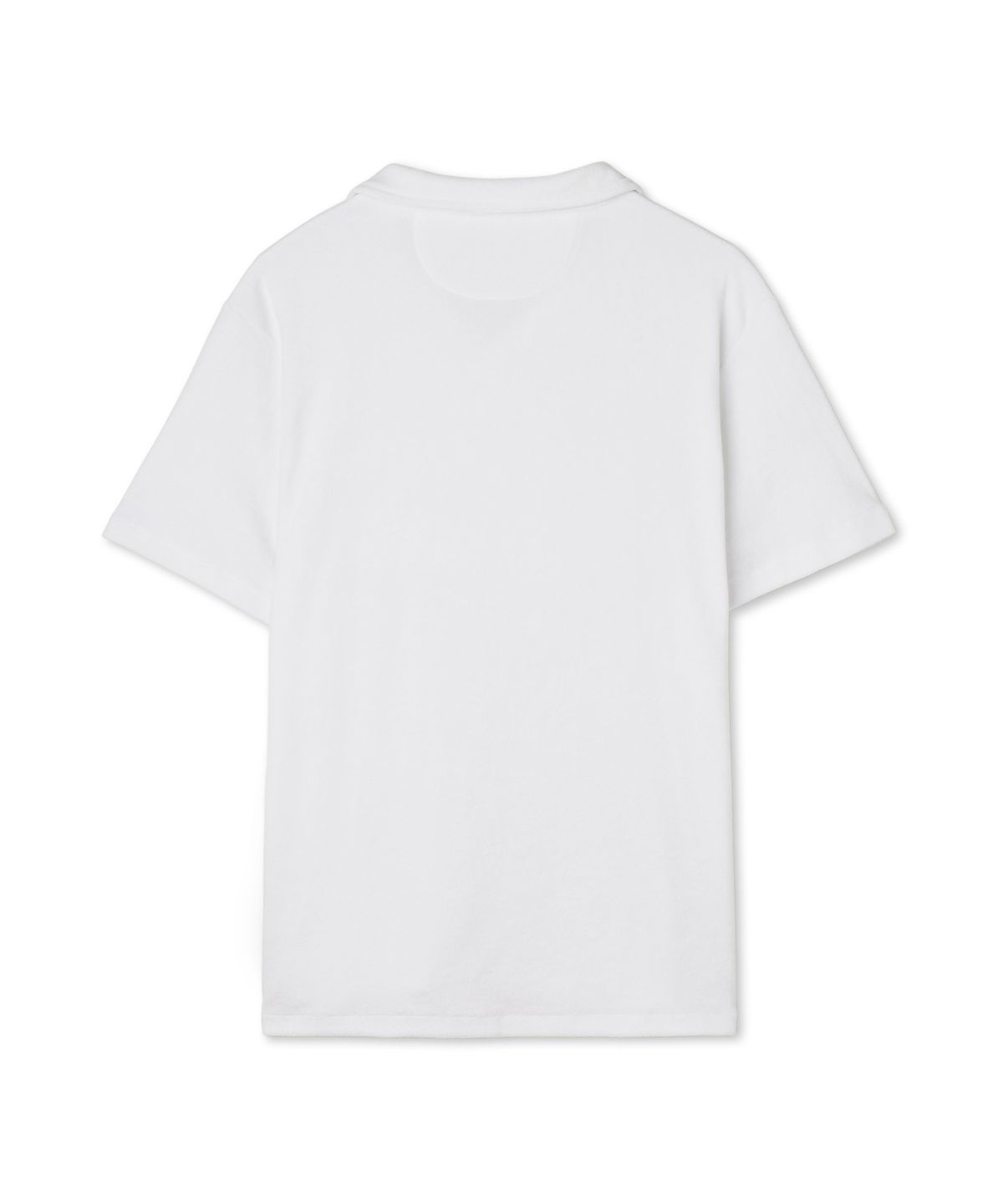 폴로 랄프 로렌(POLO RALPH LAUREN) 커스텀 슬림핏 테리 폴로 셔츠 - 화이트