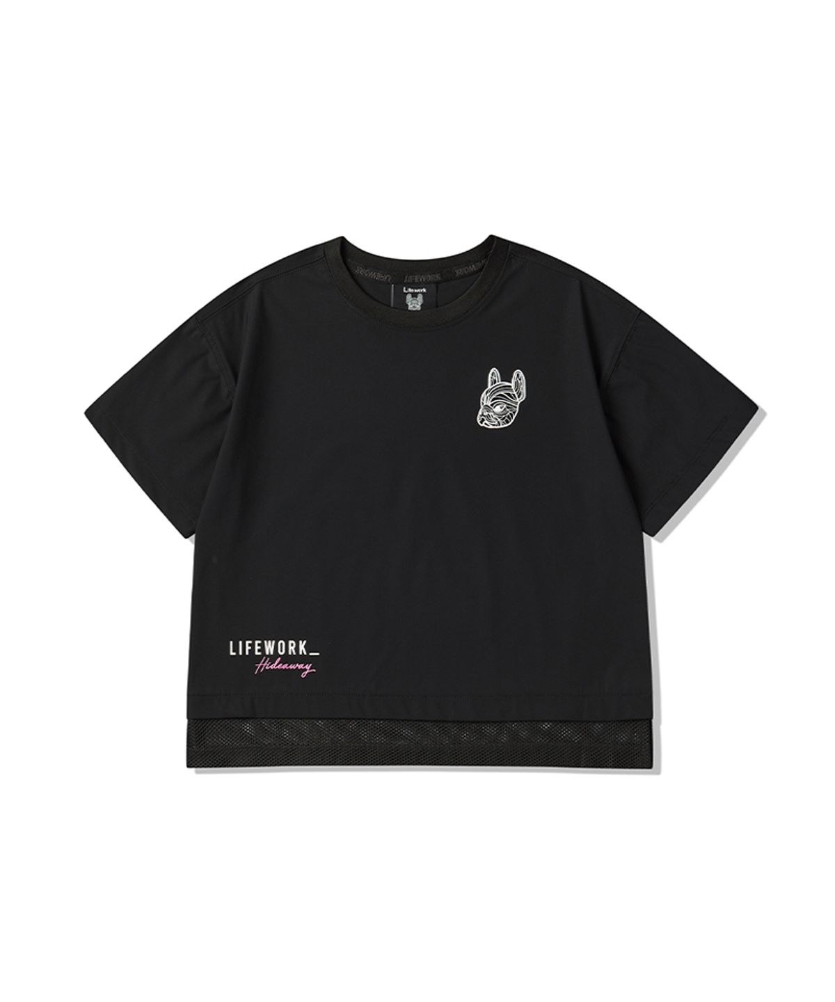 라이프워크 키즈(LIFEWORK KIDS) 키즈) 벤츄리 메쉬 반팔 티셔츠