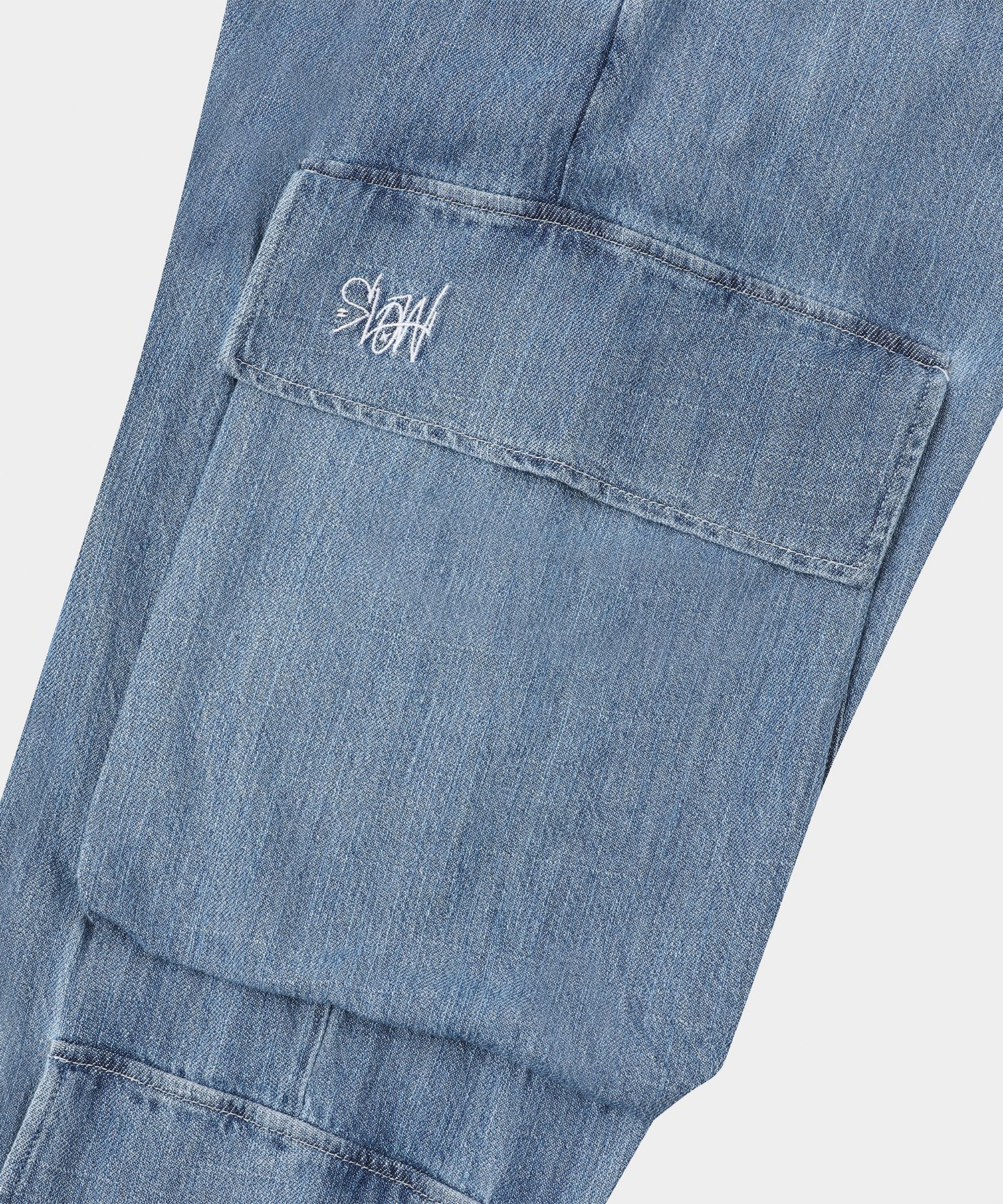 MUSINSA | SLOW RECORD HOUSE [Summer Fabric] Big Pocket Cargo