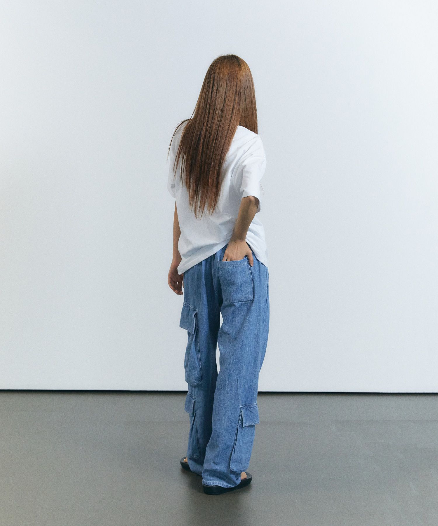MUSINSA | SLOW RECORD HOUSE [Summer Fabric] Big Pocket Cargo