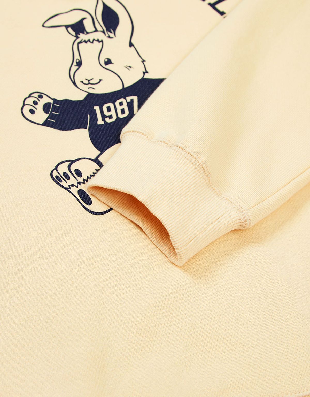 엠엠엘지(MMLG) [Mmlg] MELGE RUGBY SWEAT (VANILLA)