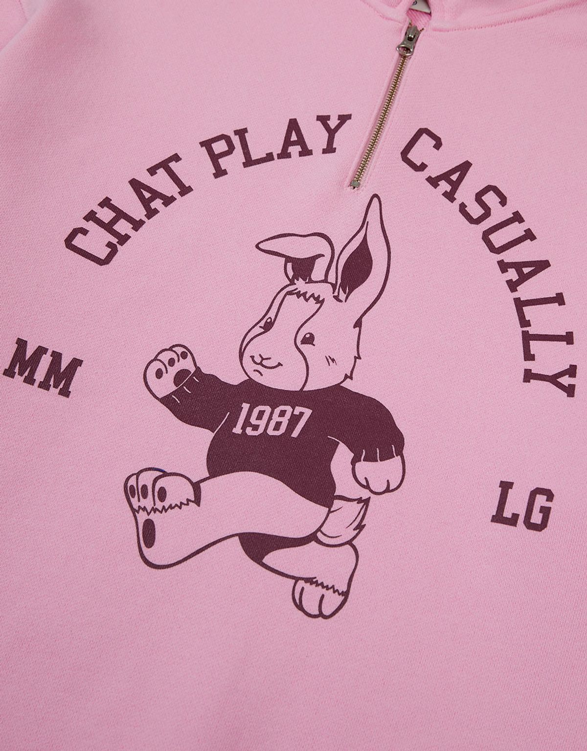 엠엠엘지(MMLG) [Mmlg] MELGE RUGBY SWEAT (SOFT PINK)