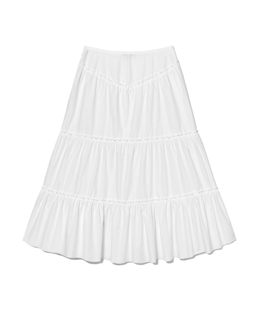 Cocktail organdy tiered skirt – Riu