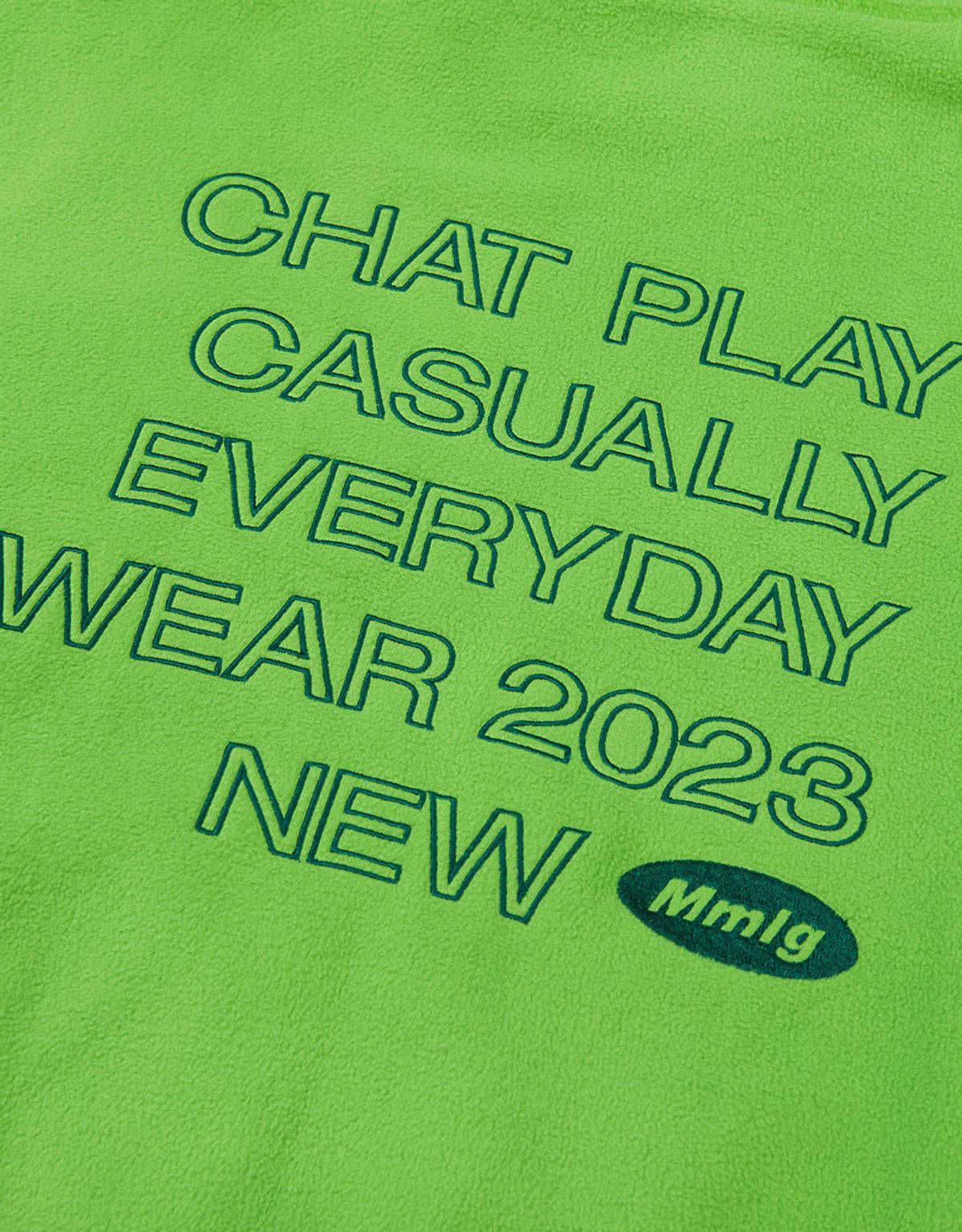 엠엠엘지(MMLG) [Mmlg] CPC FLEECE JACKET (JELLY GREEN)