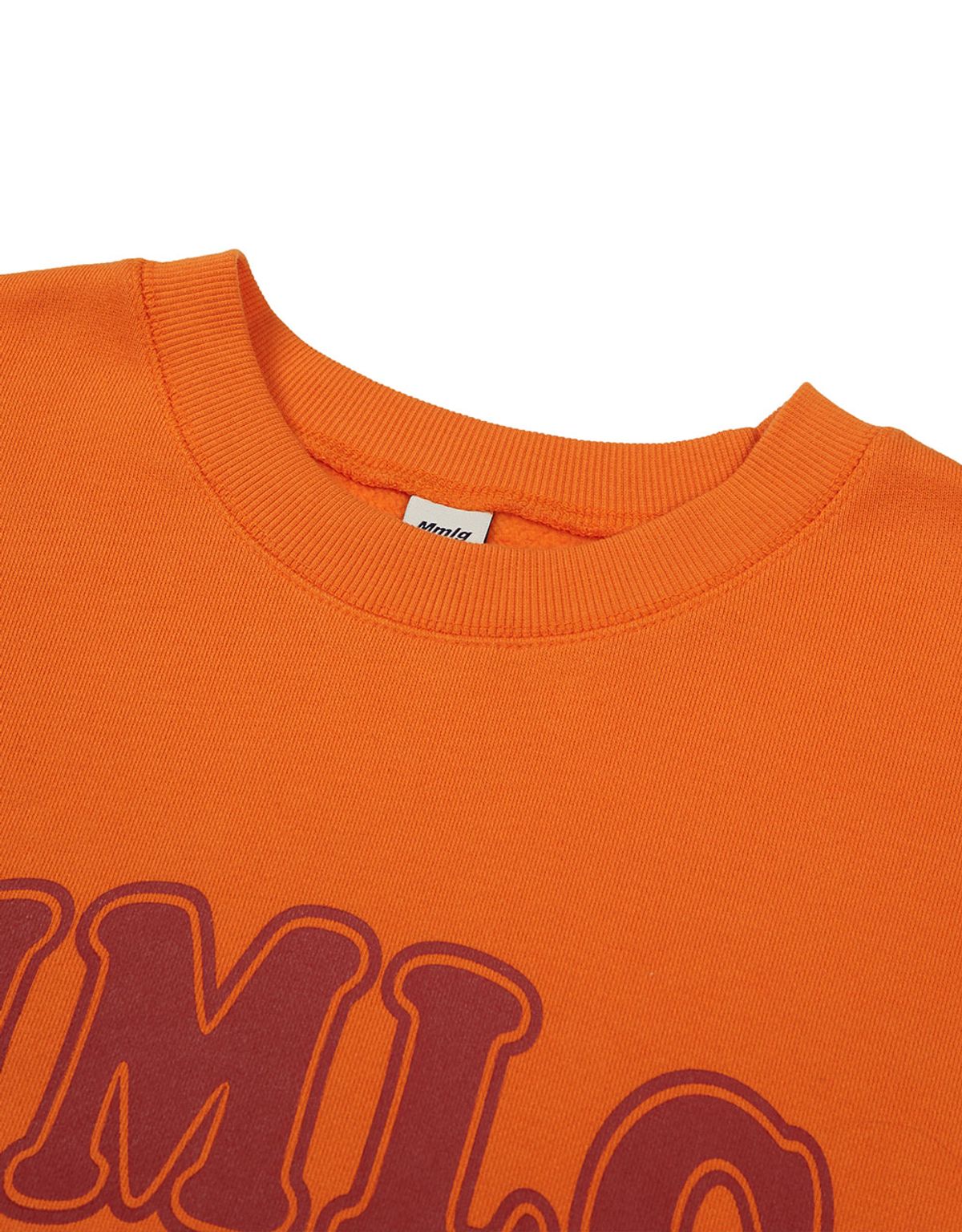 엠엠엘지(MMLG) [Mmlg] RUNNING CREST SWEAT (UNIVERSE ORANGE)