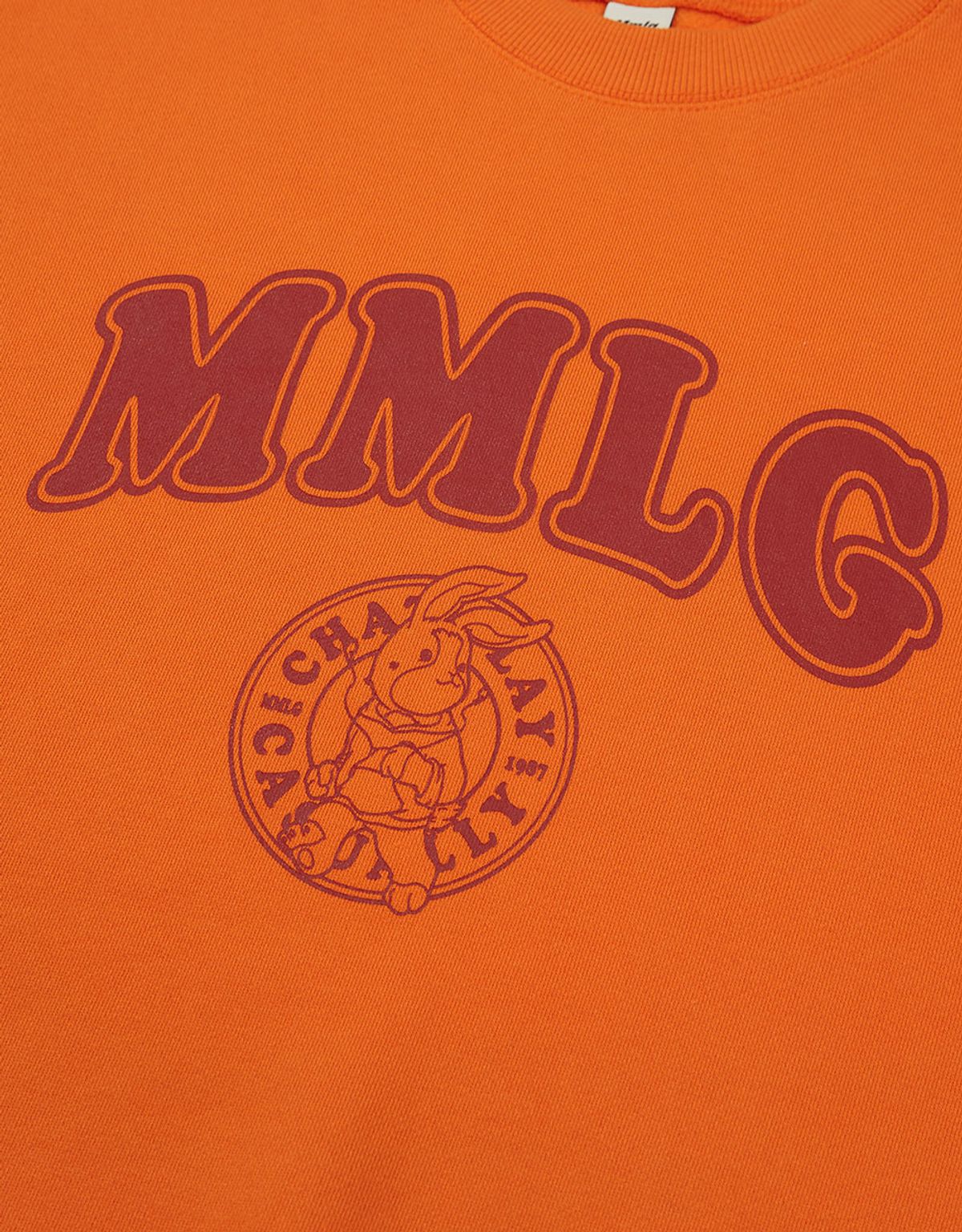 엠엠엘지(MMLG) [Mmlg] RUNNING CREST SWEAT (UNIVERSE ORANGE)