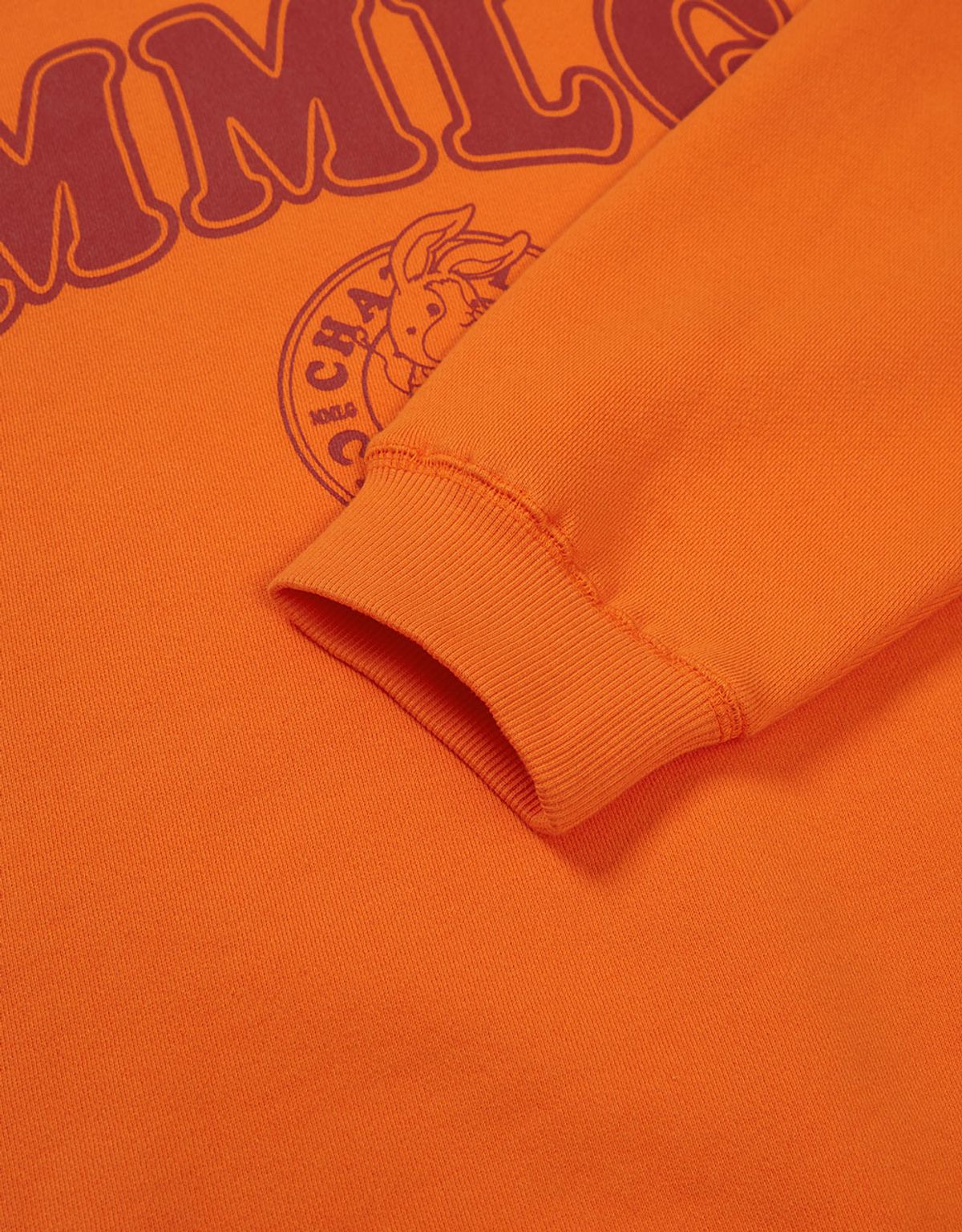 엠엠엘지(MMLG) [Mmlg] RUNNING CREST SWEAT (UNIVERSE ORANGE)