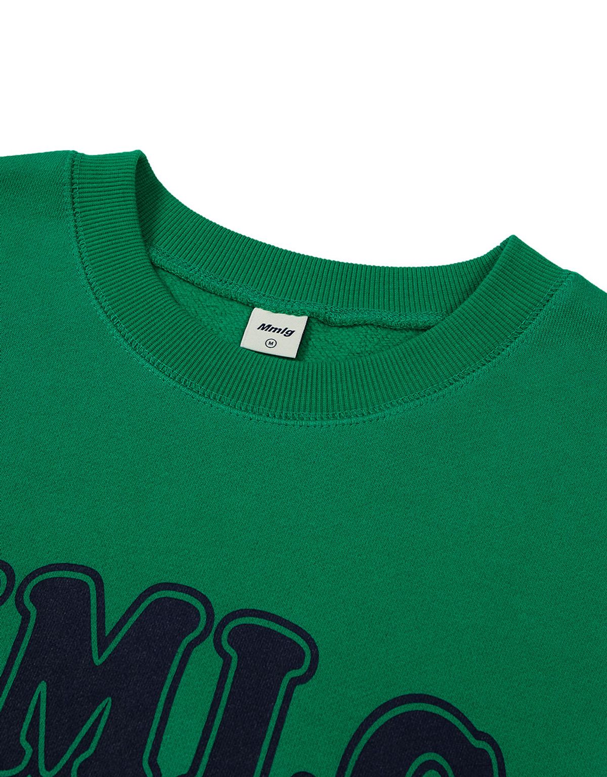 엠엠엘지(MMLG) [Mmlg] RUNNING CREST SWEAT (GREEN C)