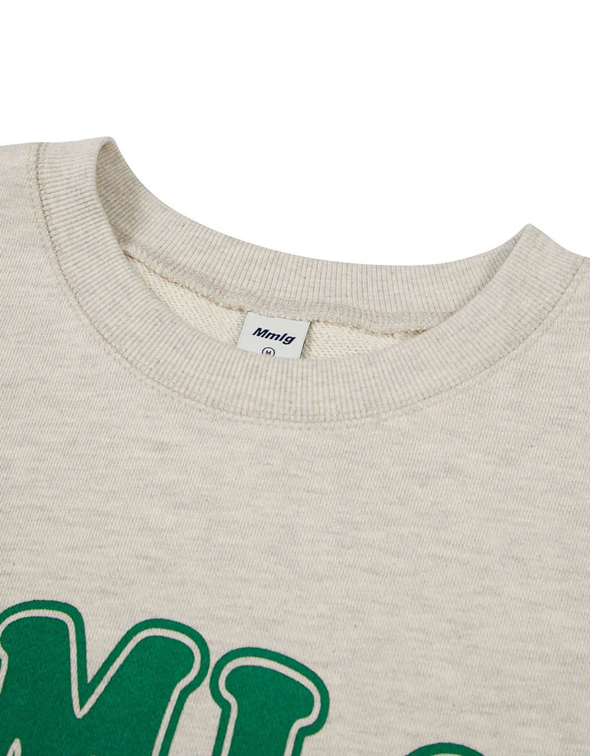엠엠엘지(MMLG) [Mmlg] RUNNING CREST SWEAT (OATMEAL)