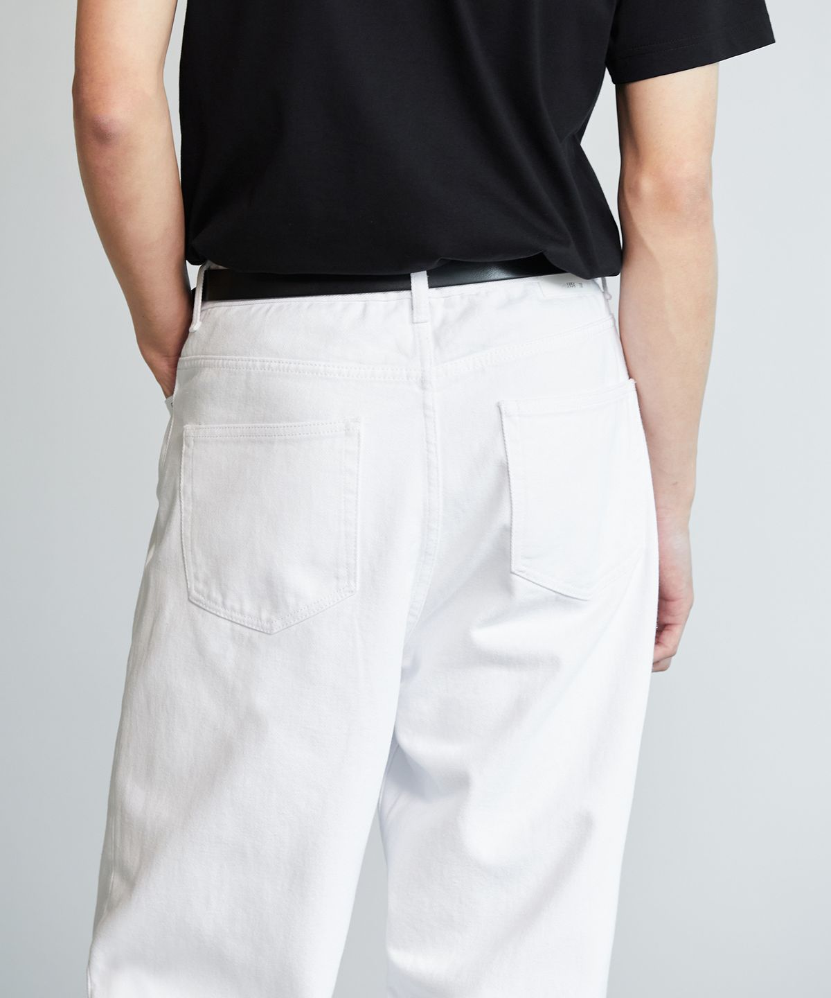 브랜디드(BRANDED) 1854 CLEAR WHITE JEANS [EXTRA WIDE STRAIGHT]
