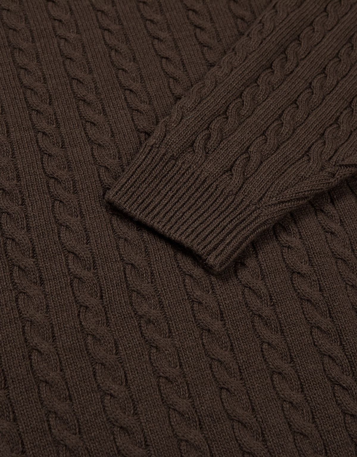 엠엠엘지(MMLG) [Mmlg] CABLE KNIT (BROWN)