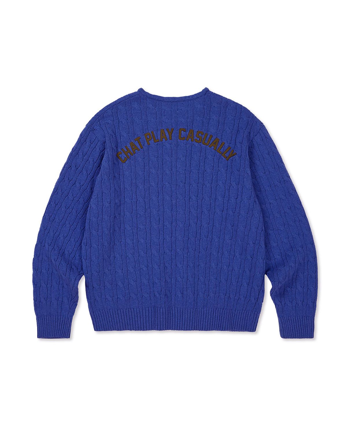엠엠엘지(MMLG) [Mmlg] CPC CABLE CARDIGAN (BLUE)