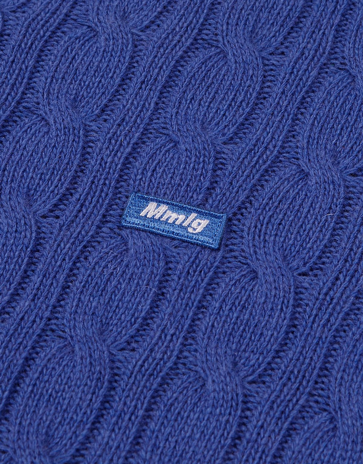 엠엠엘지(MMLG) [Mmlg] CPC CABLE CARDIGAN (BLUE)