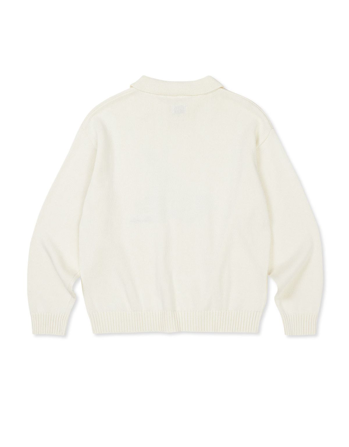 엠엠엘지(MMLG) [Mmlg] NEW MELGE COLLAR KNIT (NATURAL SOAP)