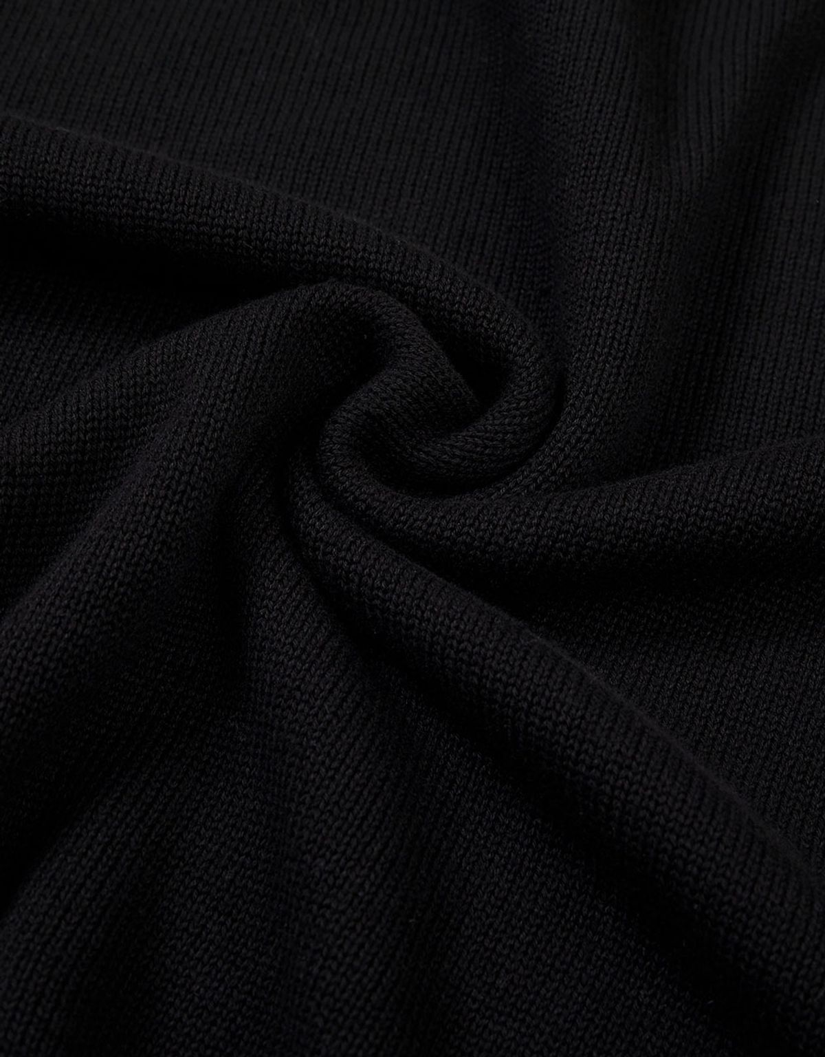 엠엠엘지(MMLG) [Mmlg] NEW MELGE COLLAR KNIT (EVERY BLACK)