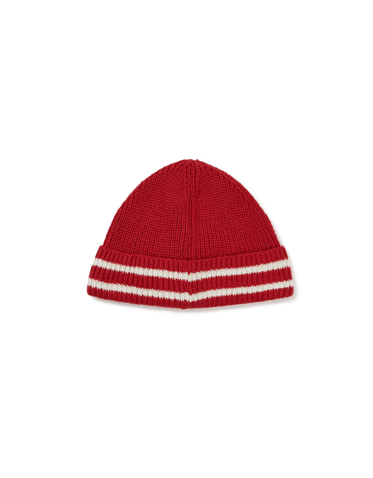 엠엠엘지(MMLG) [Mmlg] STRIPE KNITCAP (TOMATO)